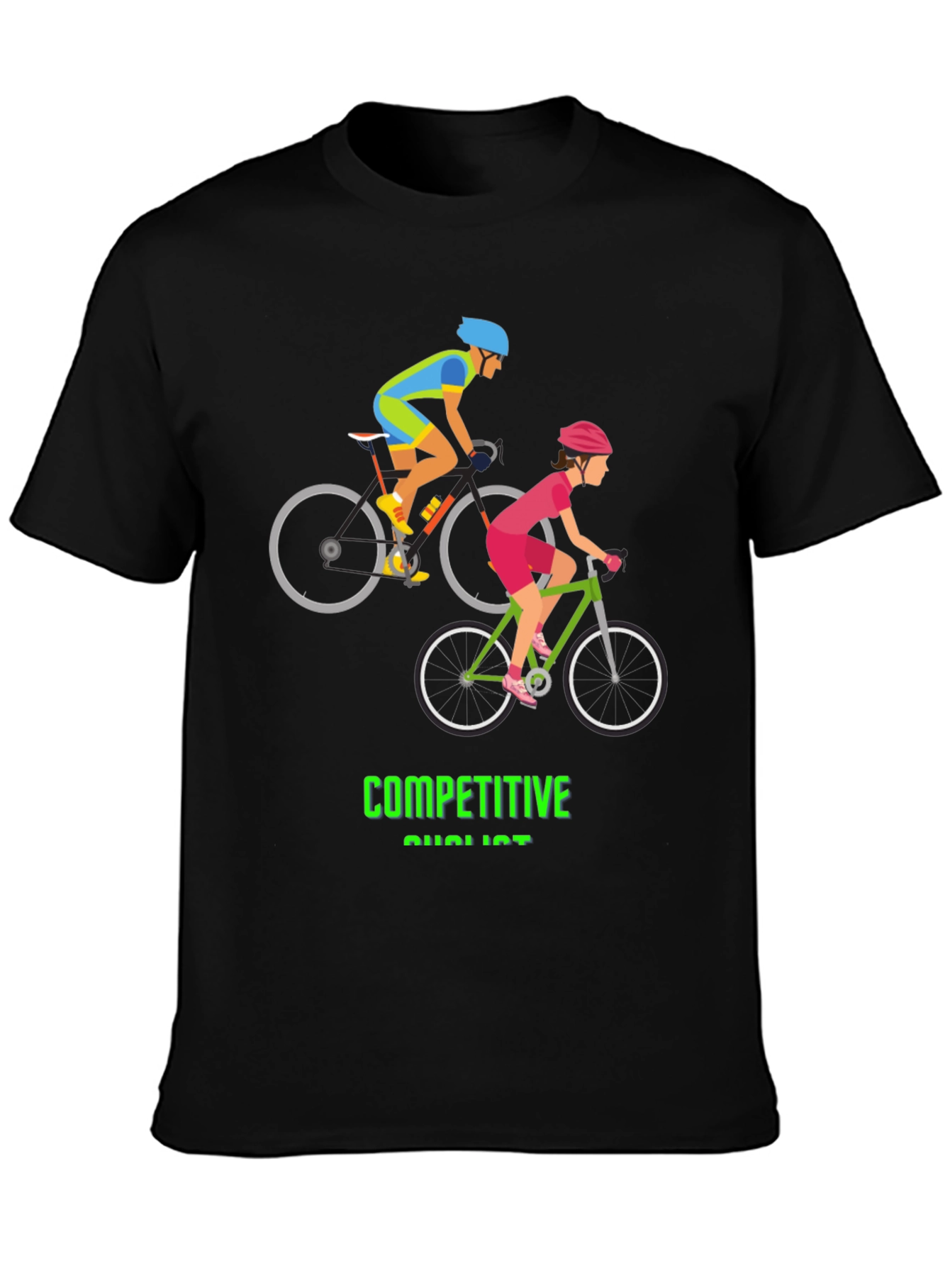 Cycling Enthusiast Graphic T-Shirt