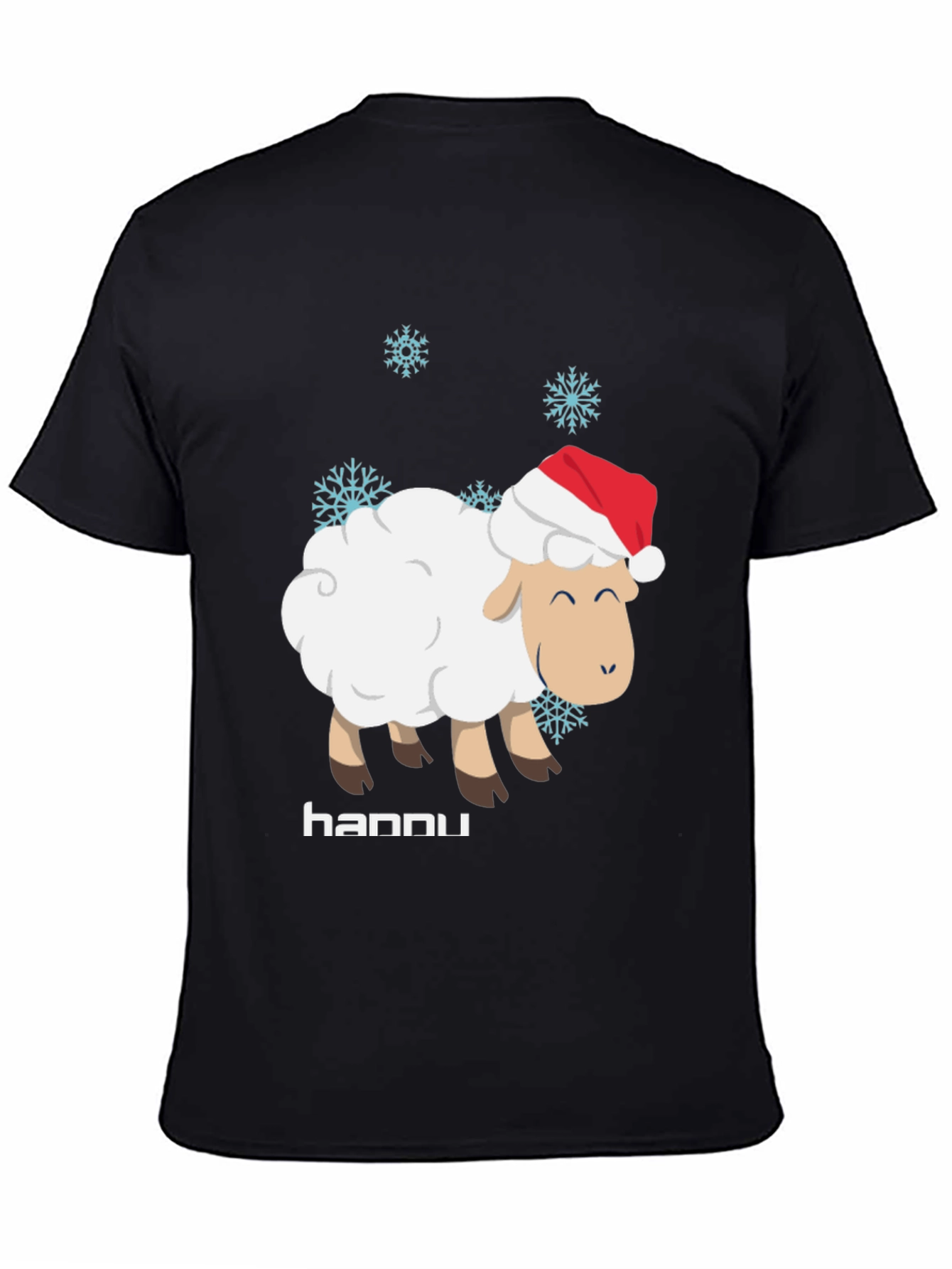 Festive Sheep T-Shirt - Hannu Holiday Design