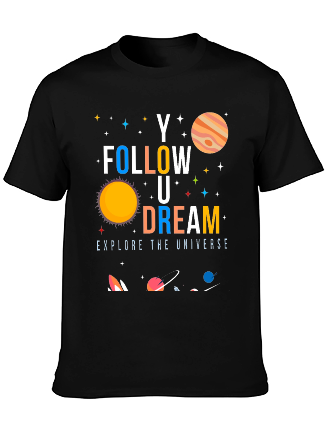 Follow Your Dream Universe Graphic T-Shirt