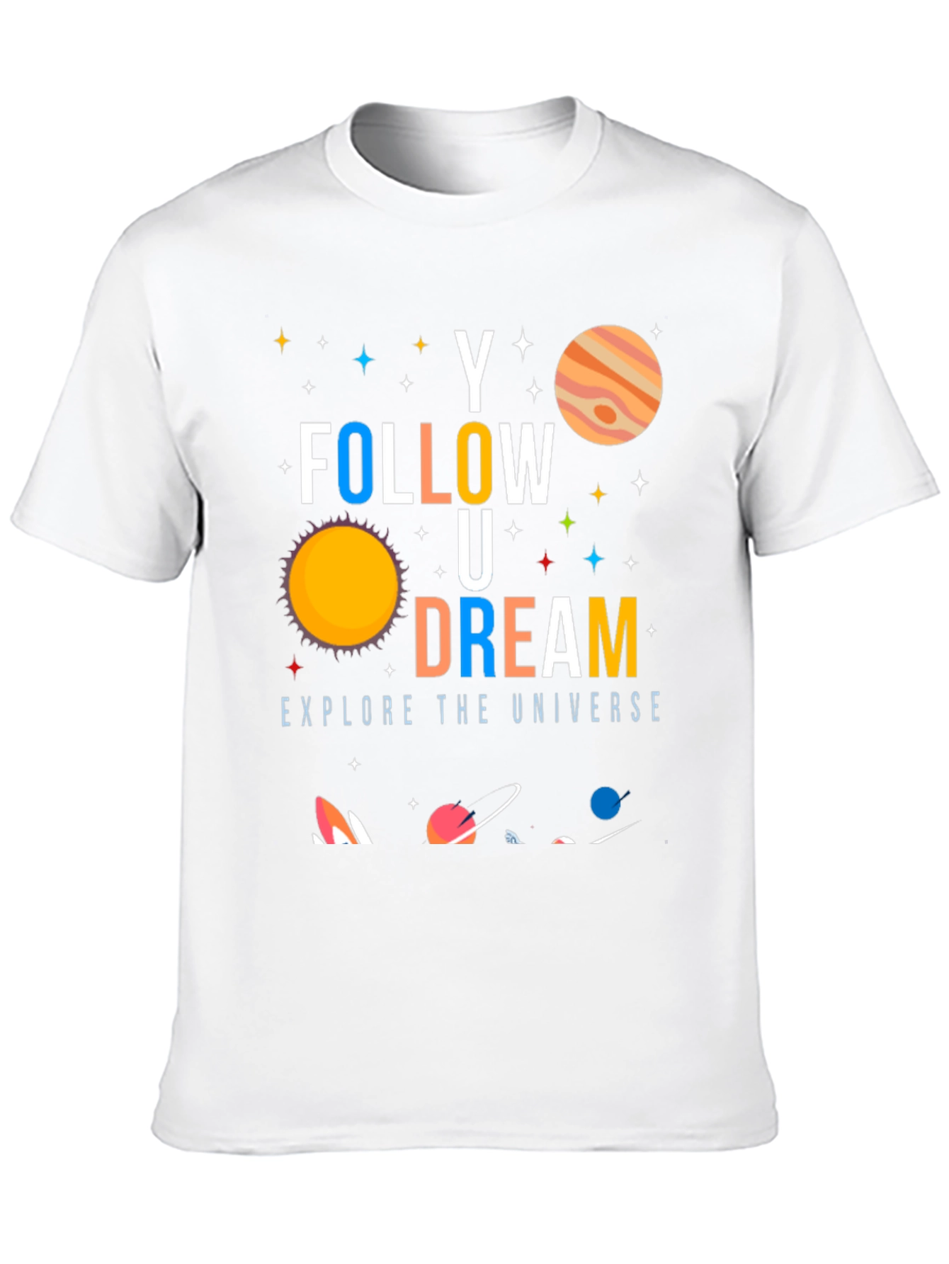 Follow Your Dream Universe Graphic T-Shirt