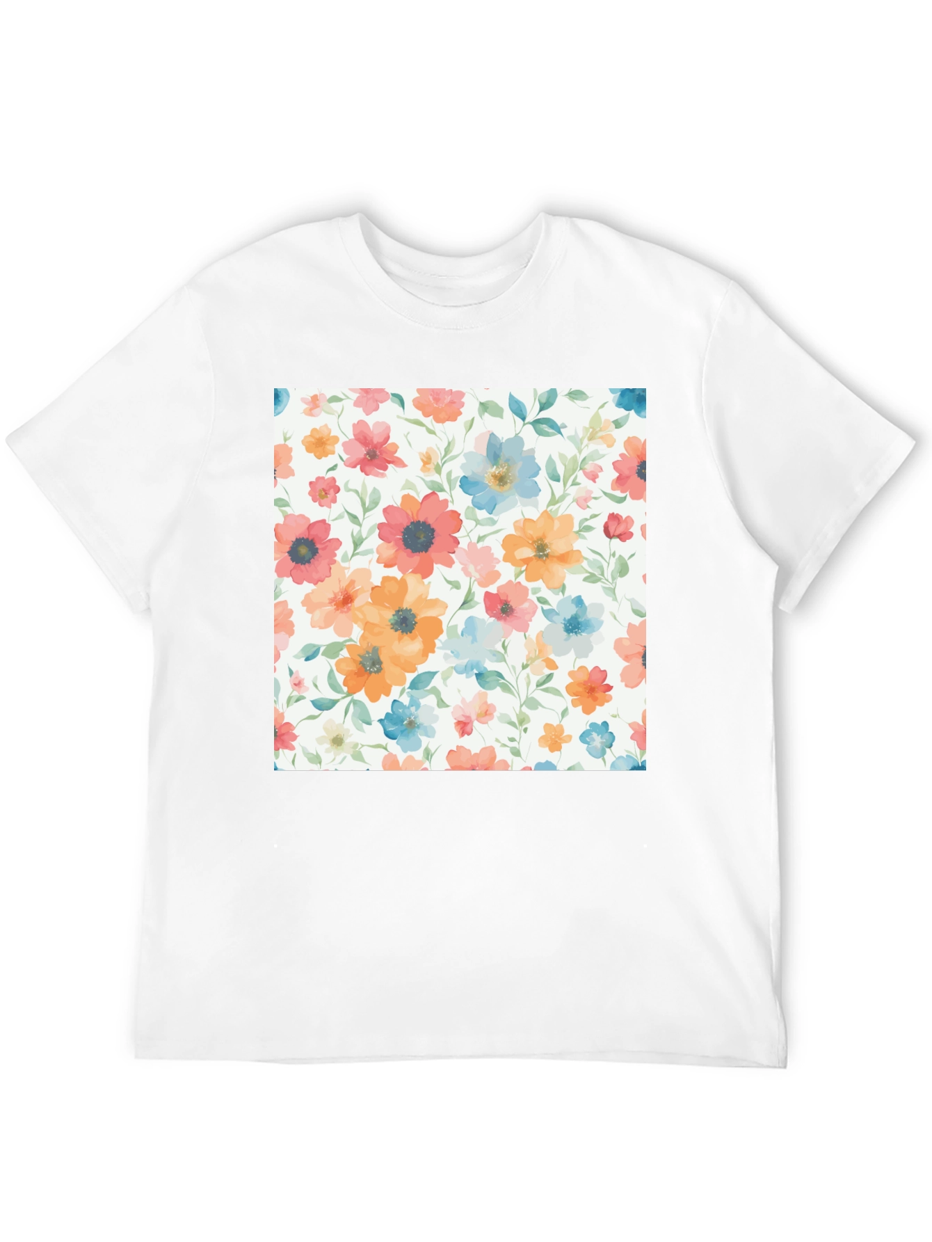 Floral Print Tee - Stylish & Comfortable