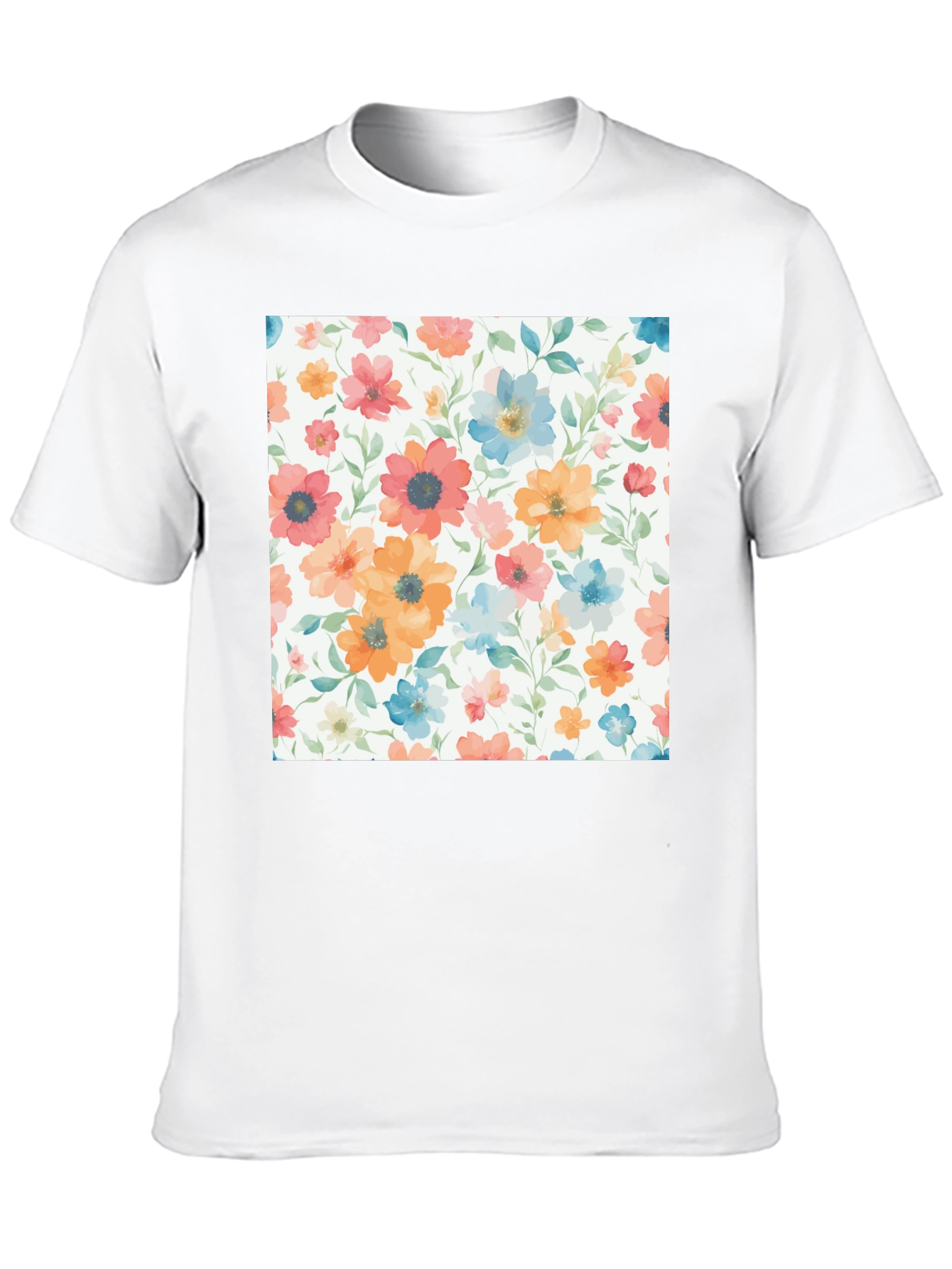 Floral Print Tee - Stylish & Comfortable