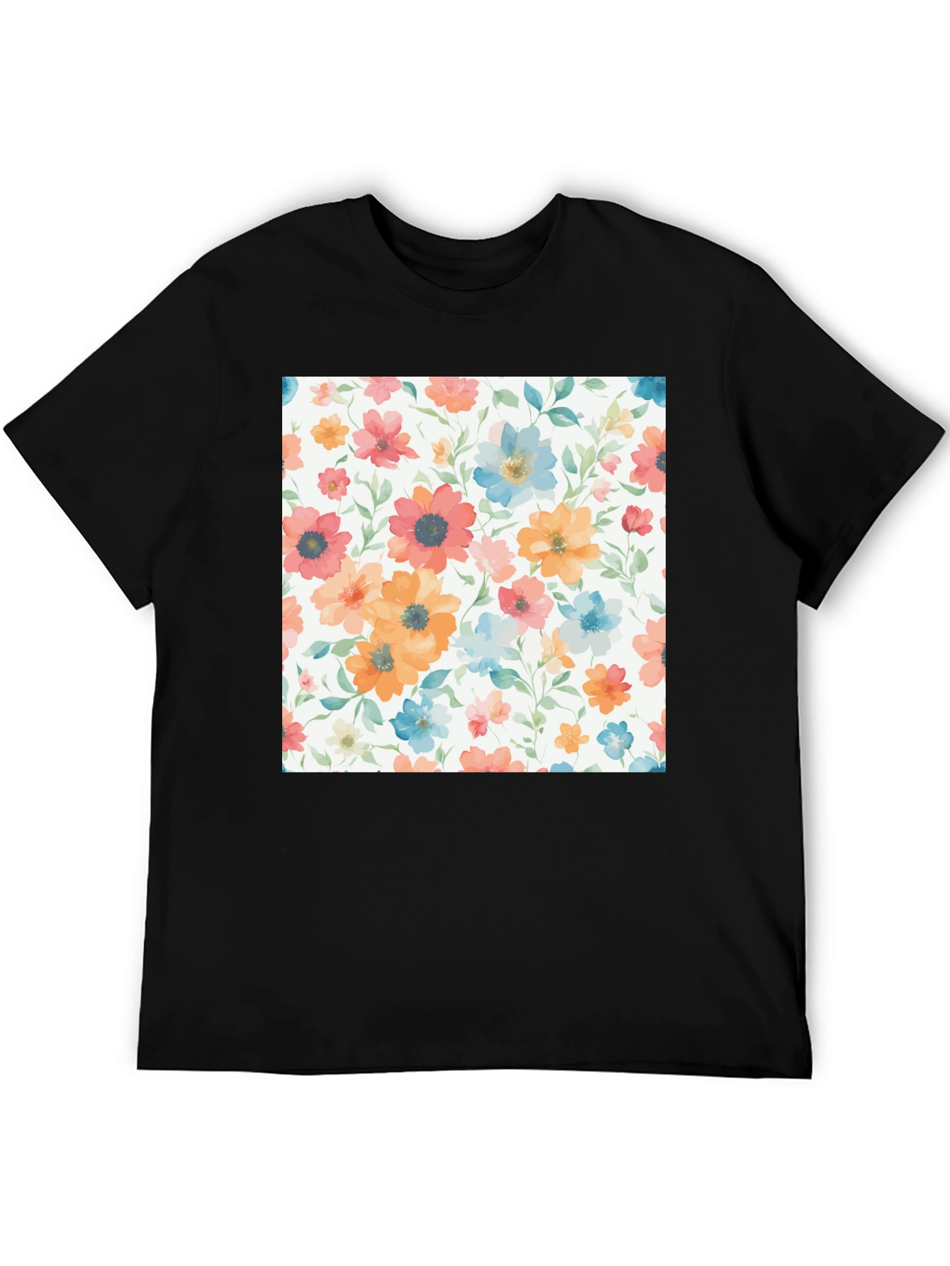Floral Print Tee - Stylish & Comfortable