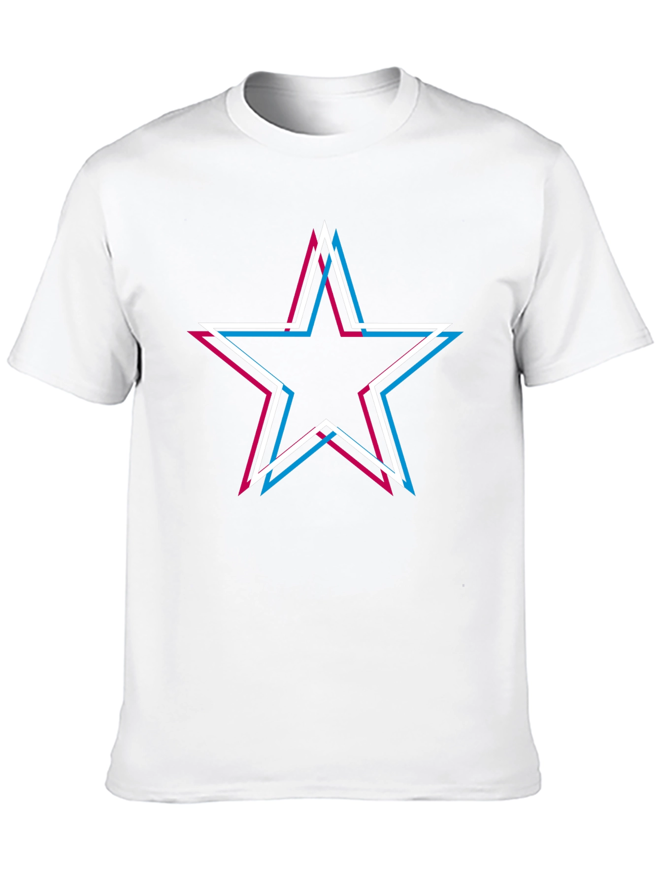 Retro Star Graphic Tee - Black Cotton Blend