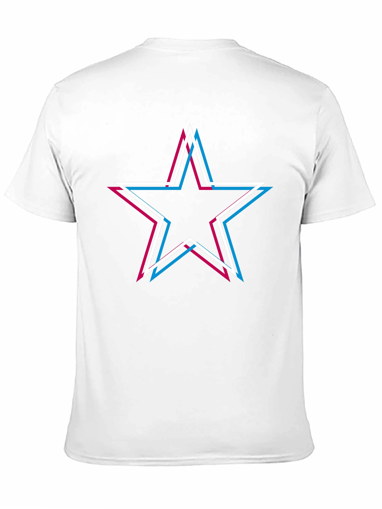 Retro Star Graphic Tee - Black Cotton Blend