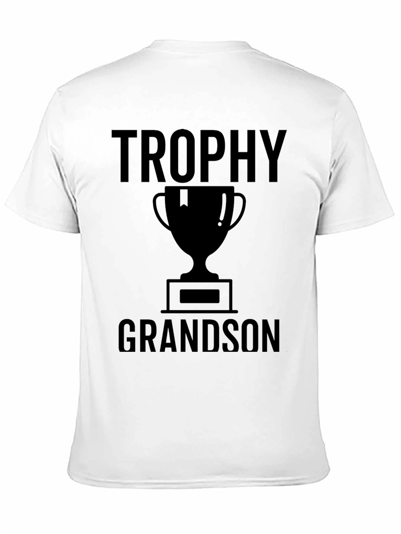 Trophy Grandson Black Graphic Tee