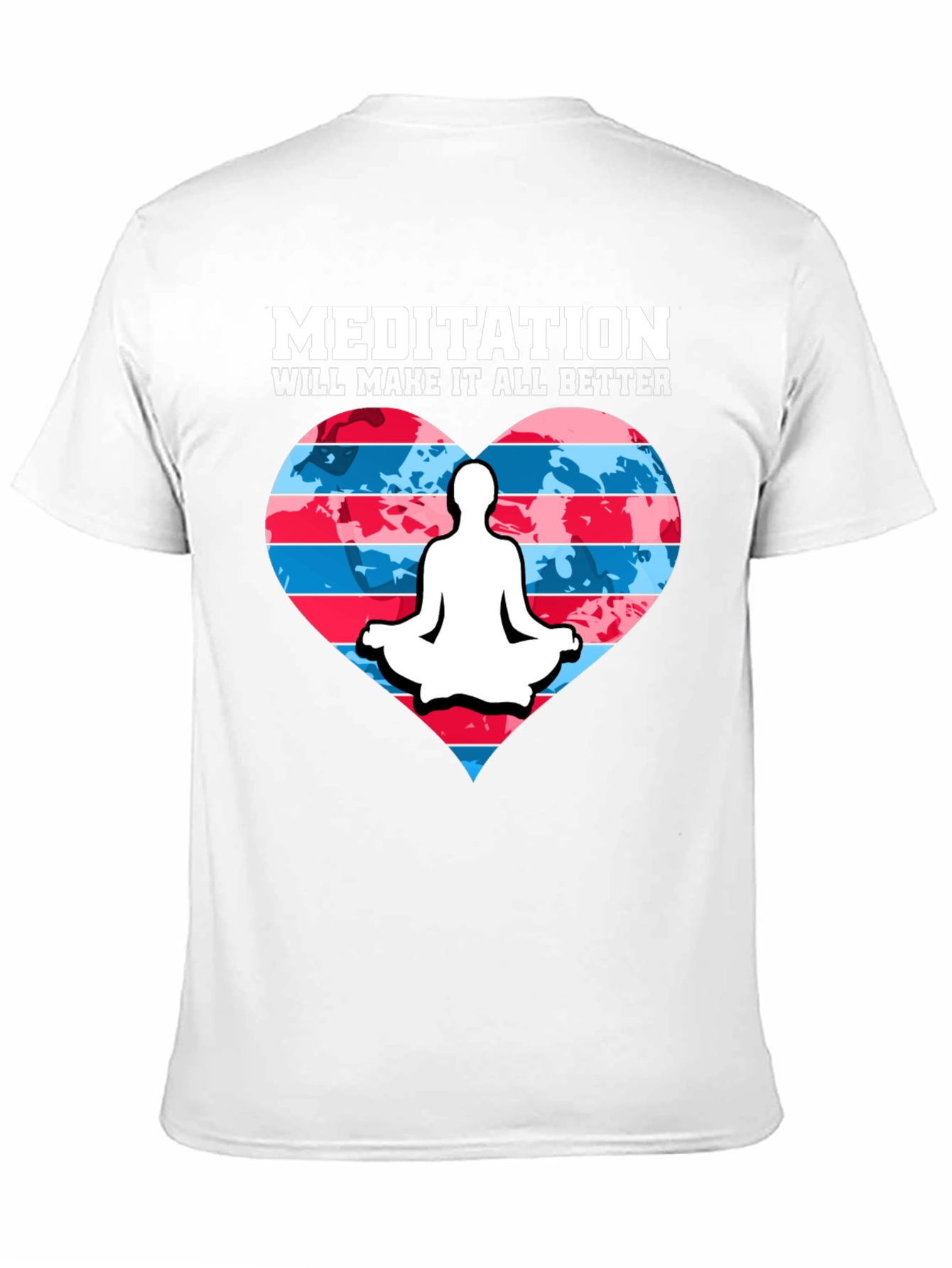 Meditation Heart Graphic T-Shirt