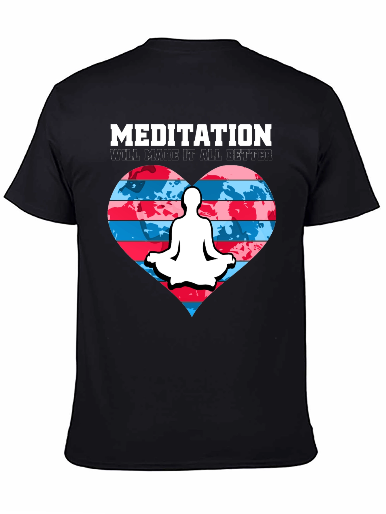 Meditation Heart Graphic T-Shirt