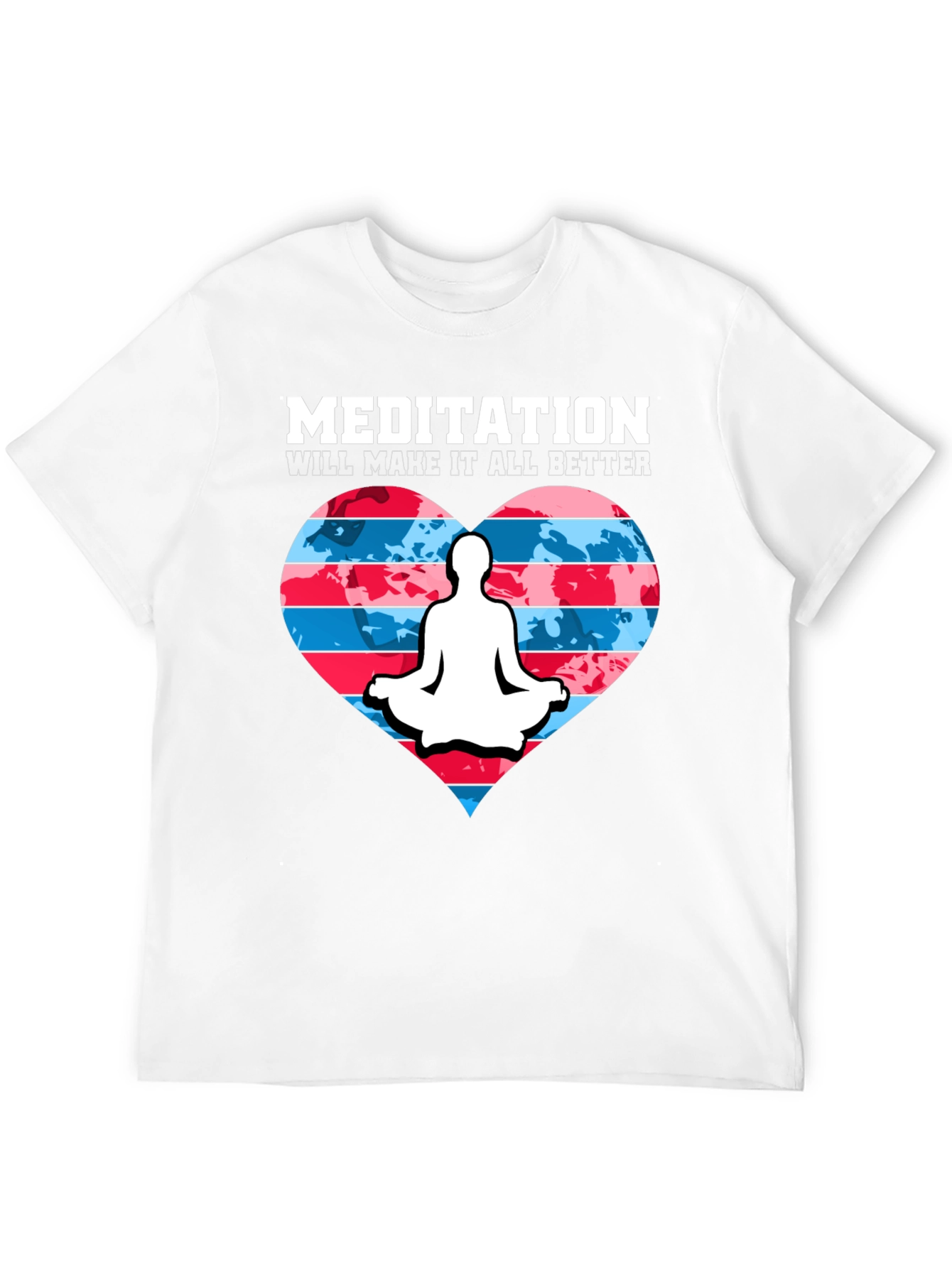 Meditation Heart Graphic T-Shirt