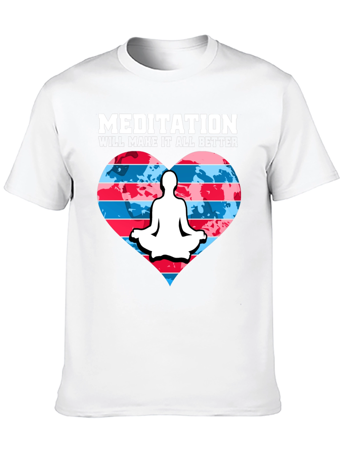 Meditation Heart Graphic T-Shirt