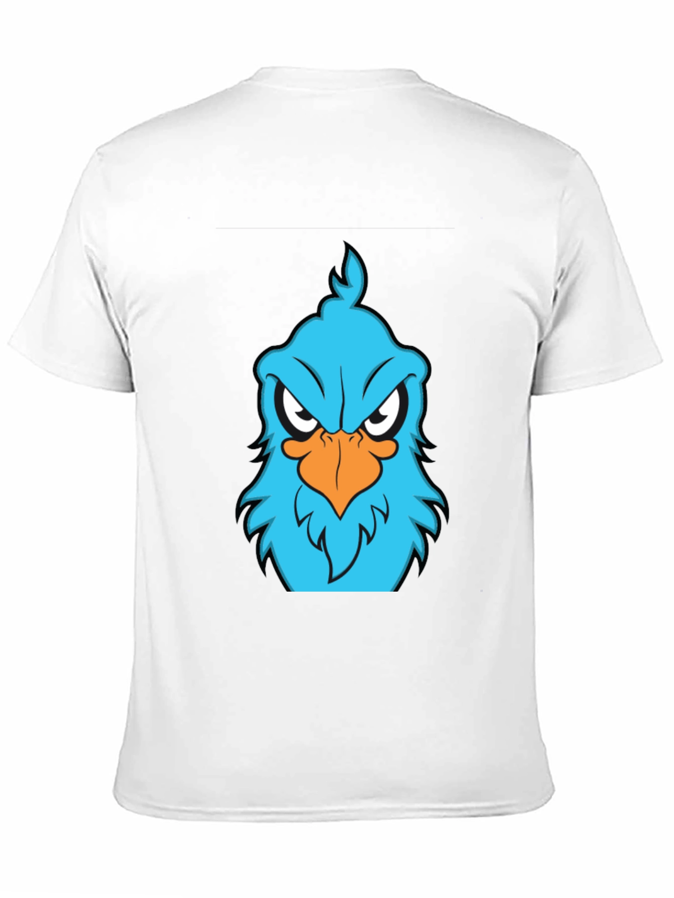 Angry Blue Bird Graphic T-Shirt