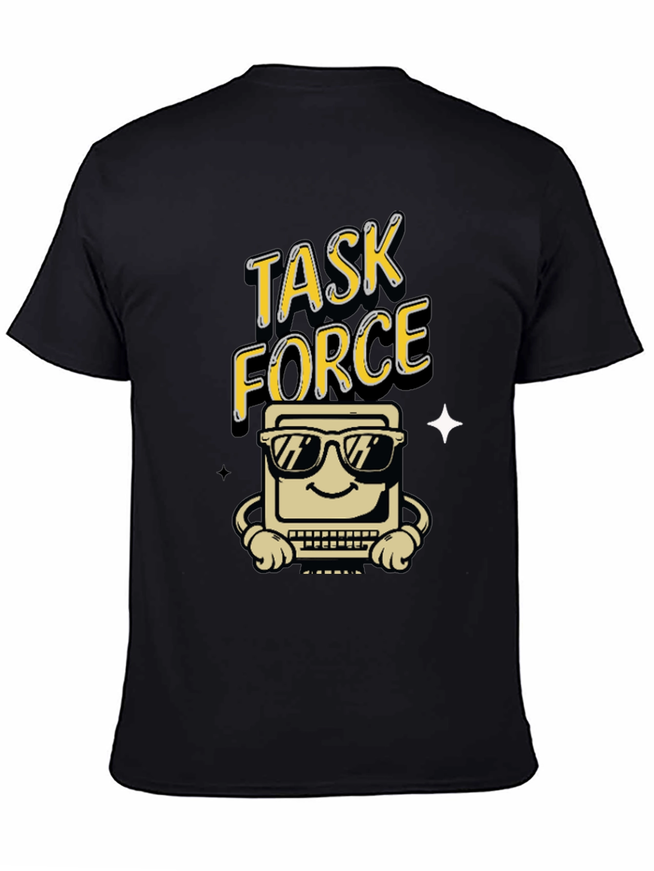 Task Force Computer Graphic Tee - Black