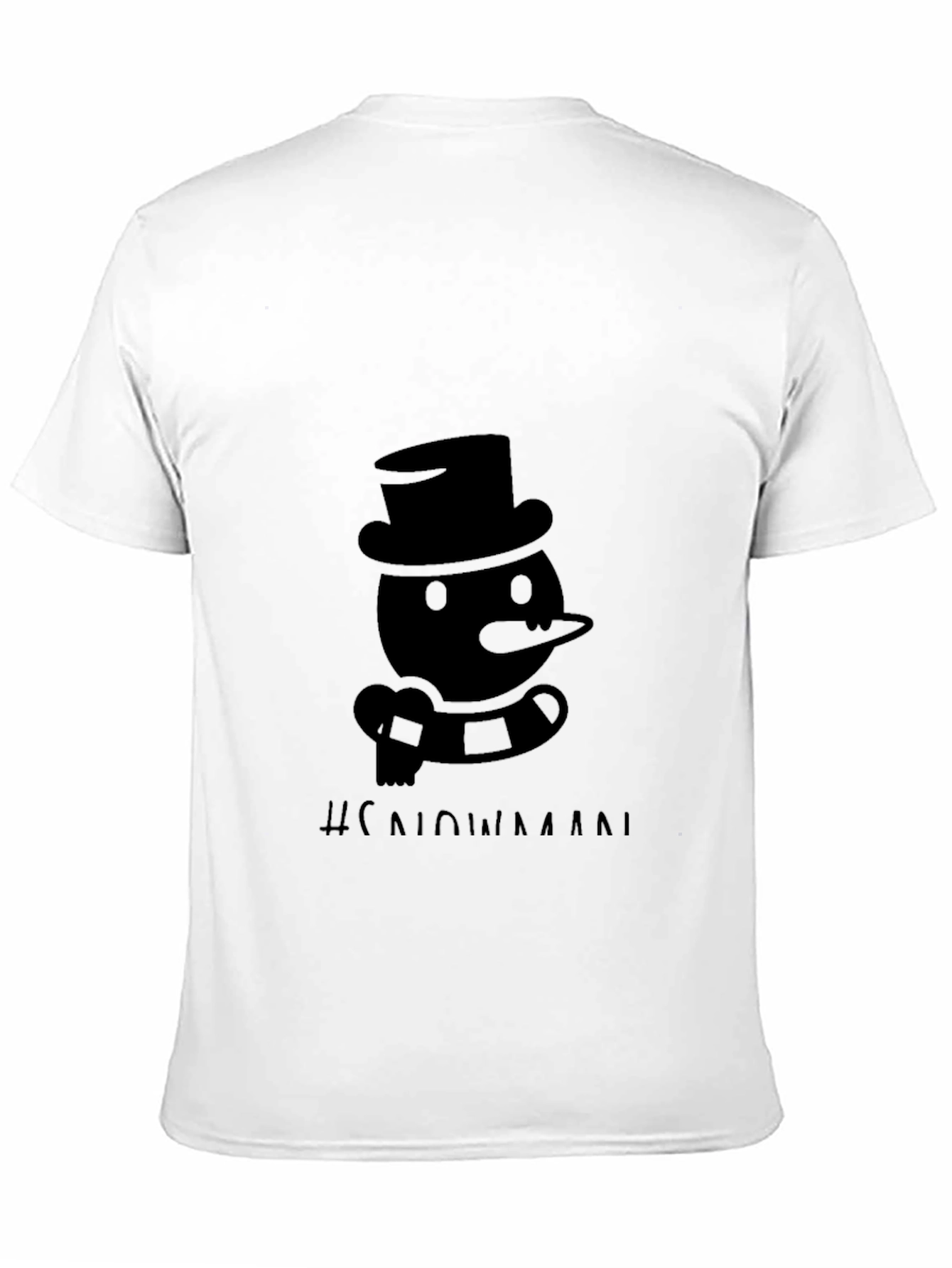 Snowman Graphic T-Shirt - Classic Holiday Style