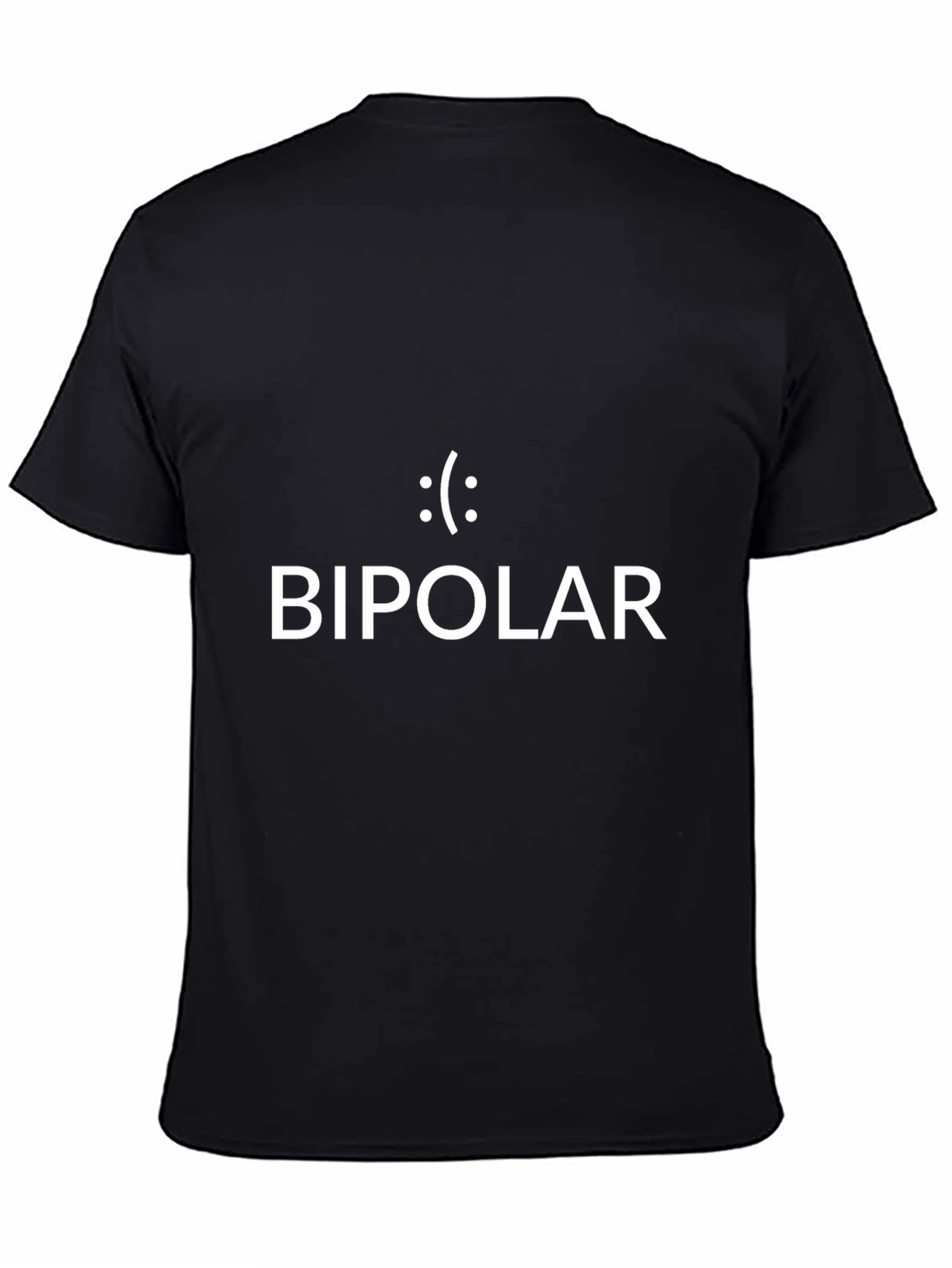 Bipolar Graphic T-Shirt - Black Cotton Blend