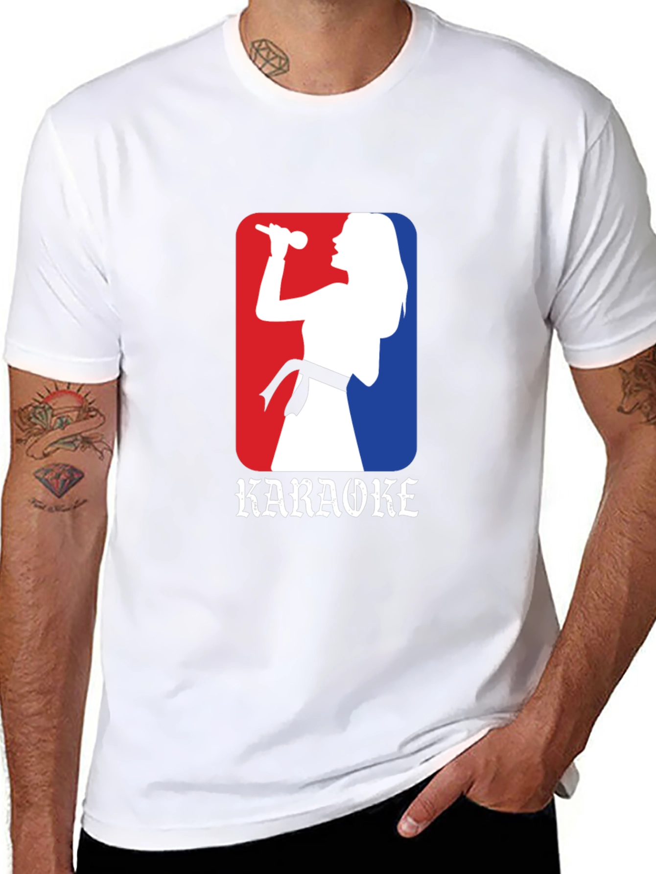 Karaoke T-Shirt - Singer Design