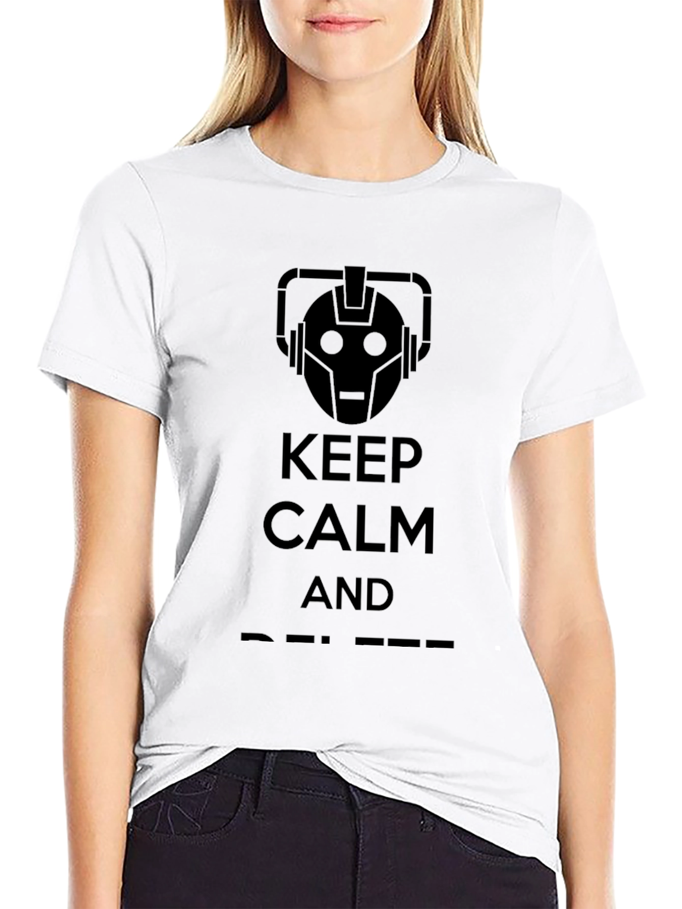 Keep Calm Cyberman T-Shirt - Sci-Fi Apparel