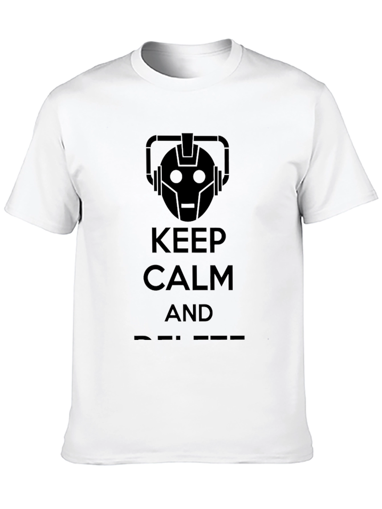 Keep Calm Cyberman T-Shirt - Sci-Fi Apparel