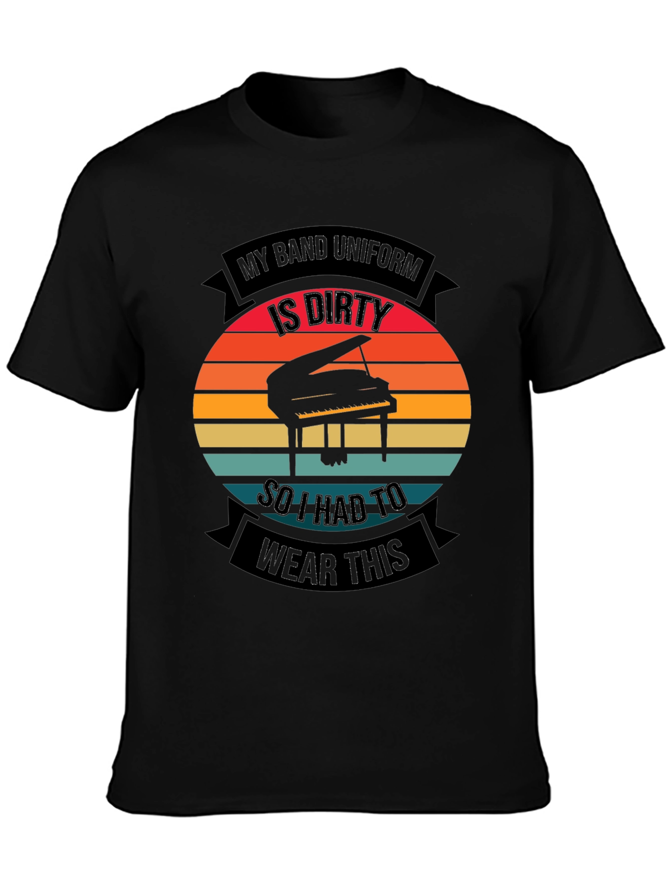 Dirty Band Uniform Piano T-Shirt