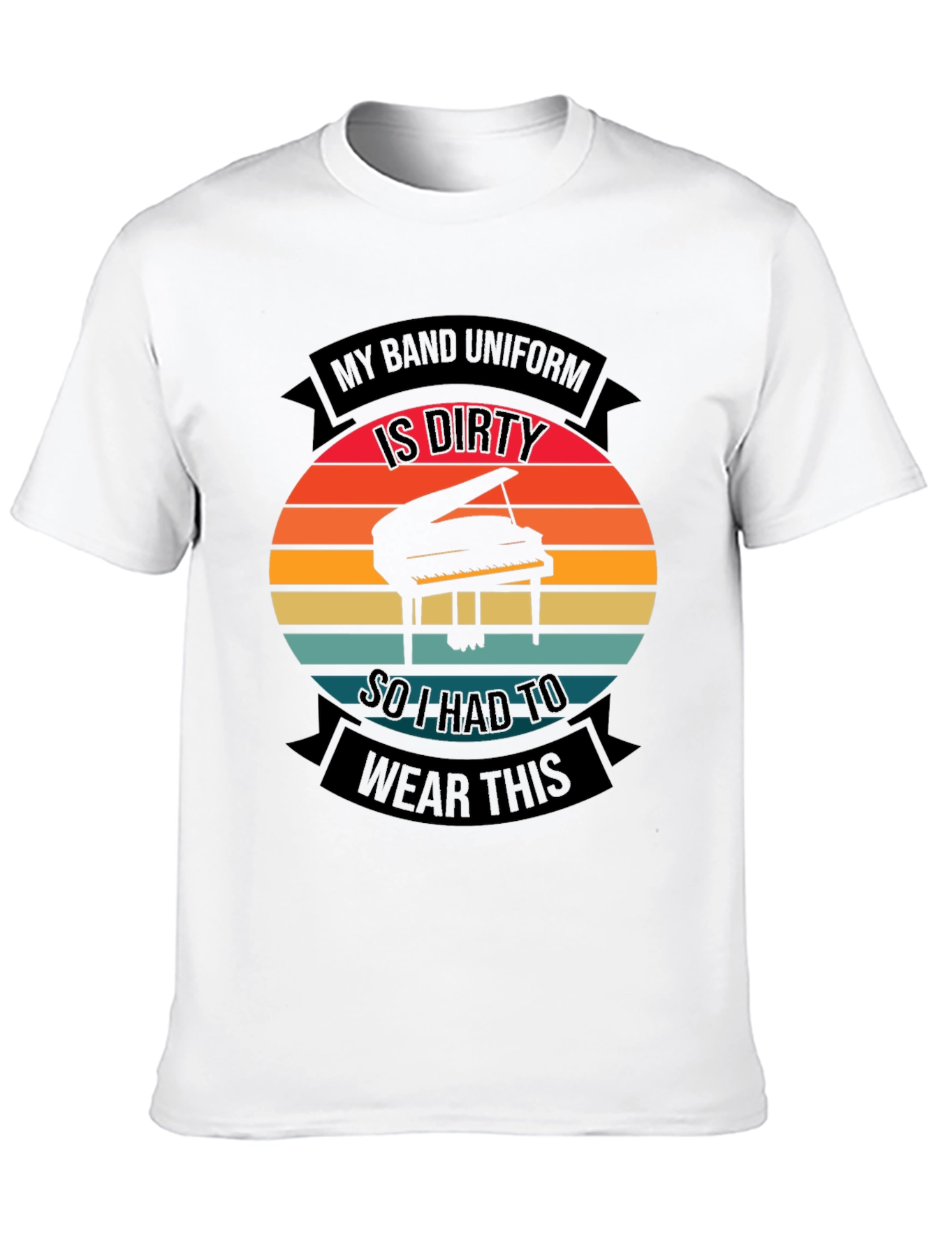 Dirty Band Uniform Piano T-Shirt