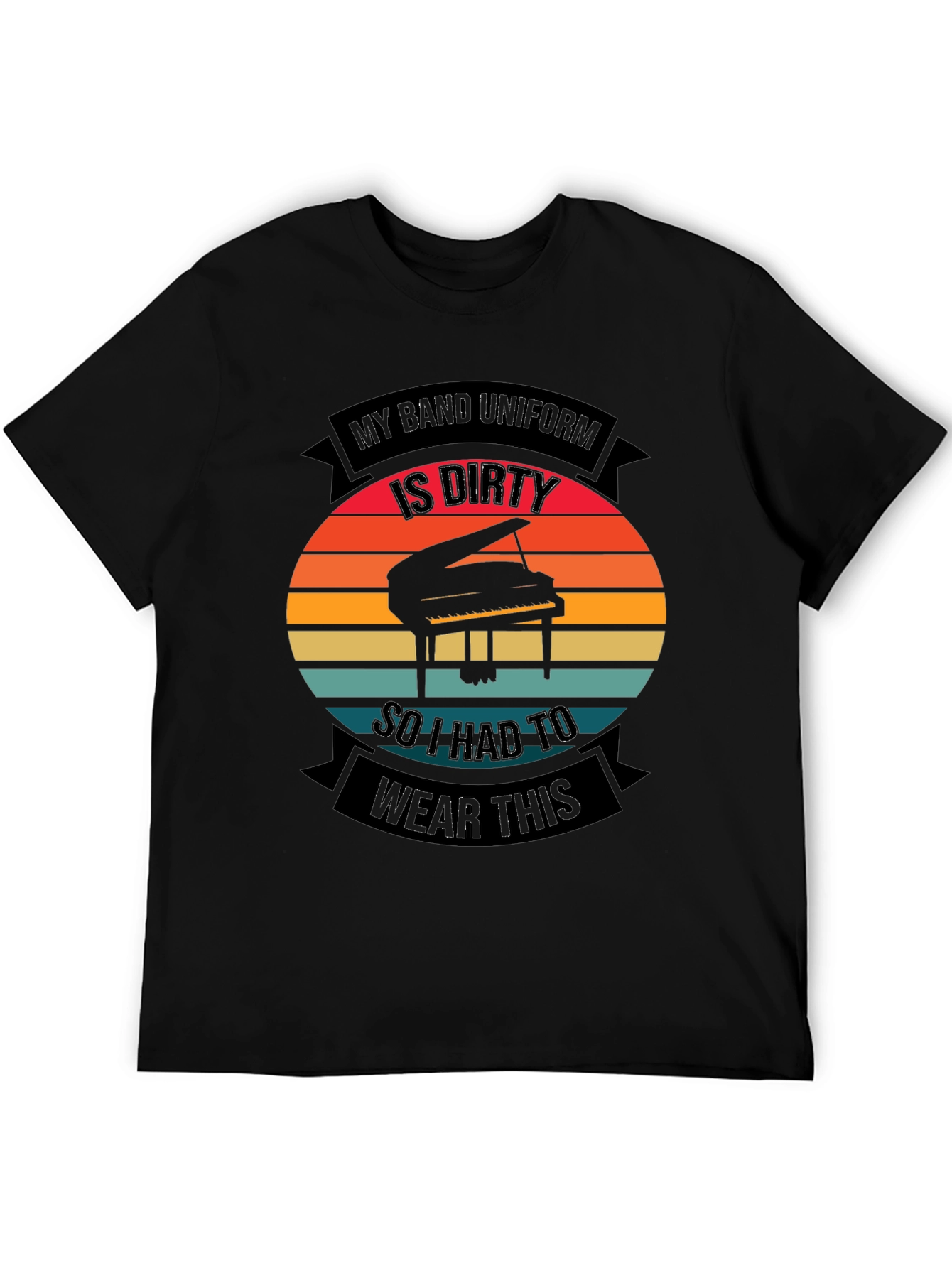 Dirty Band Uniform Piano T-Shirt