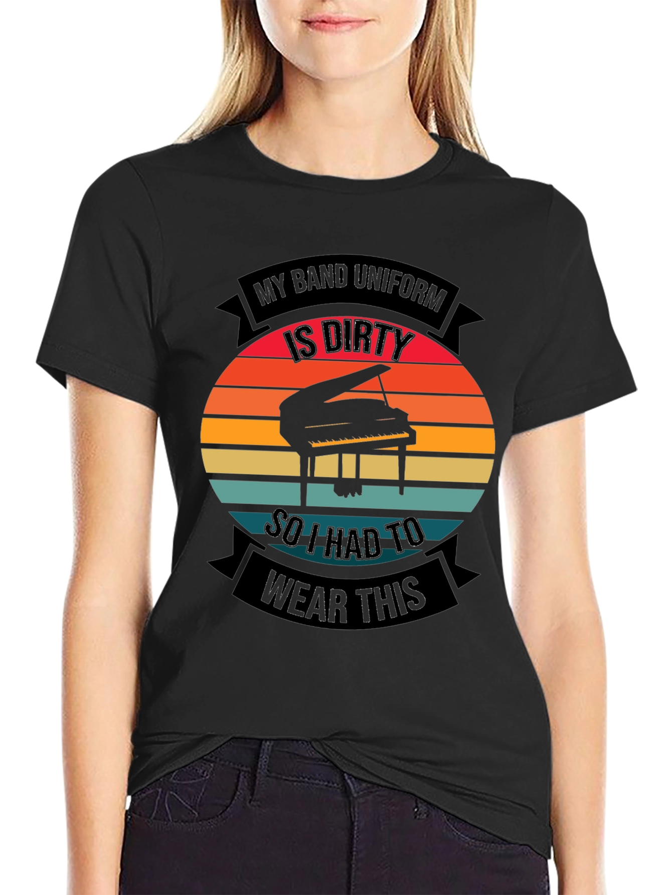 Dirty Band Uniform Piano T-Shirt