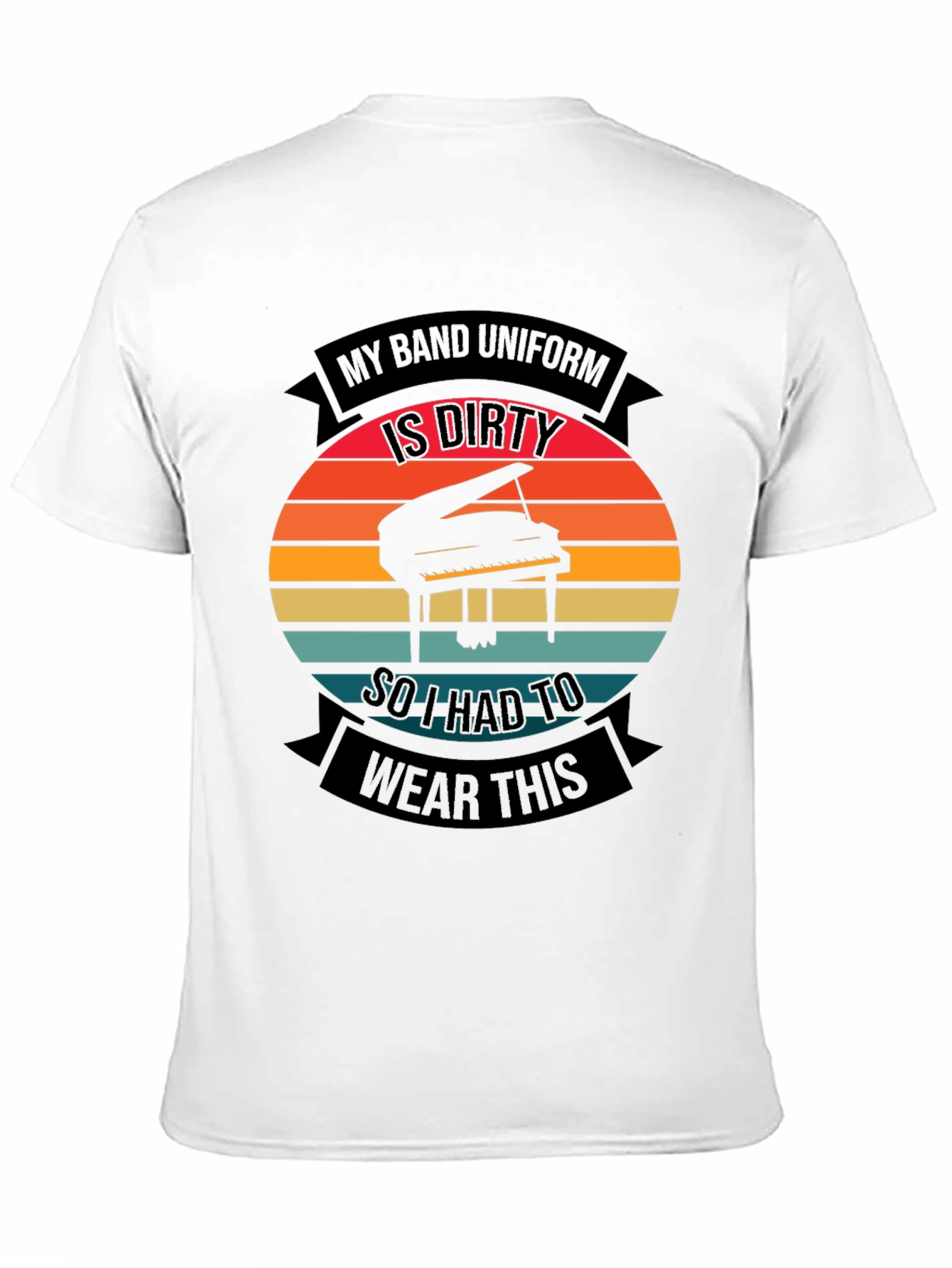 Dirty Band Uniform Piano T-Shirt