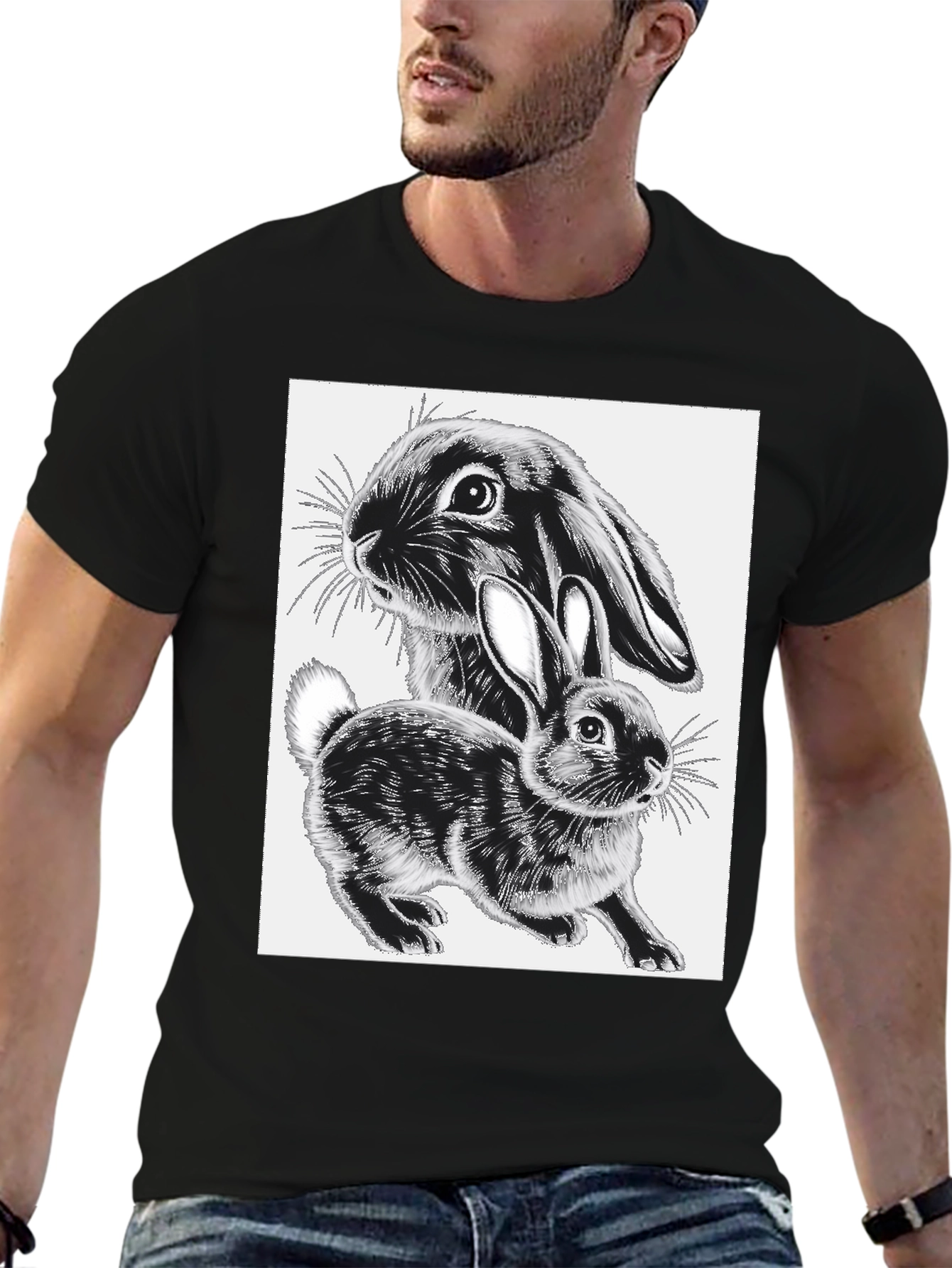 Black Rabbit Graphic Tee