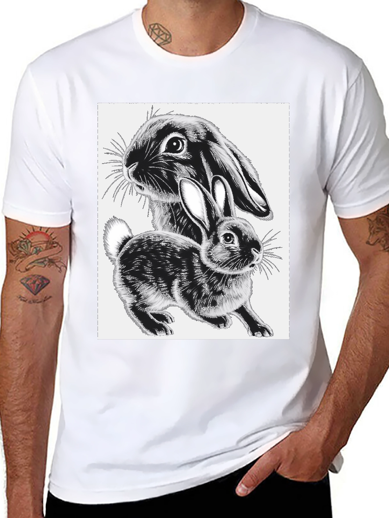 Black Rabbit Graphic Tee