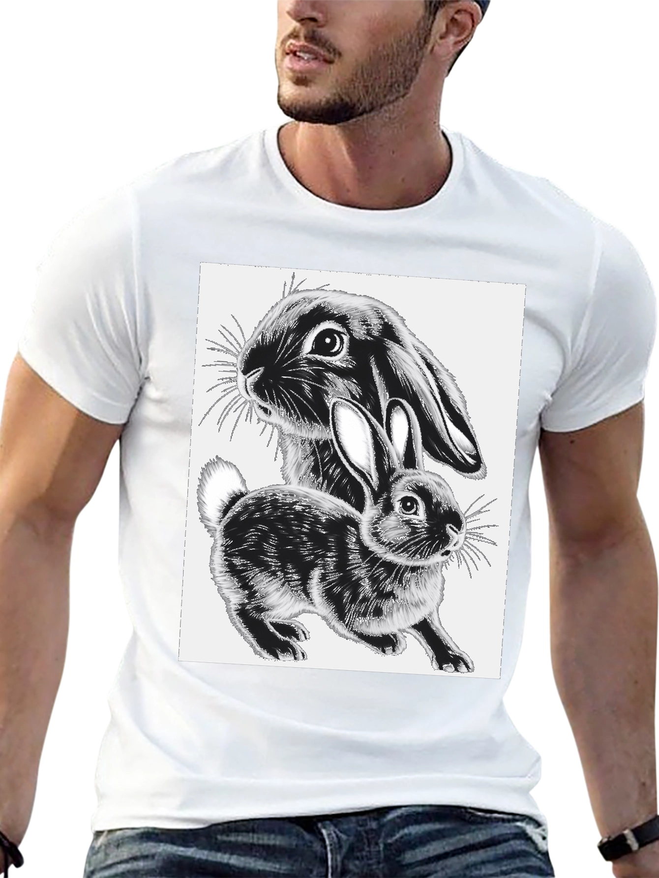 Black Rabbit Graphic Tee