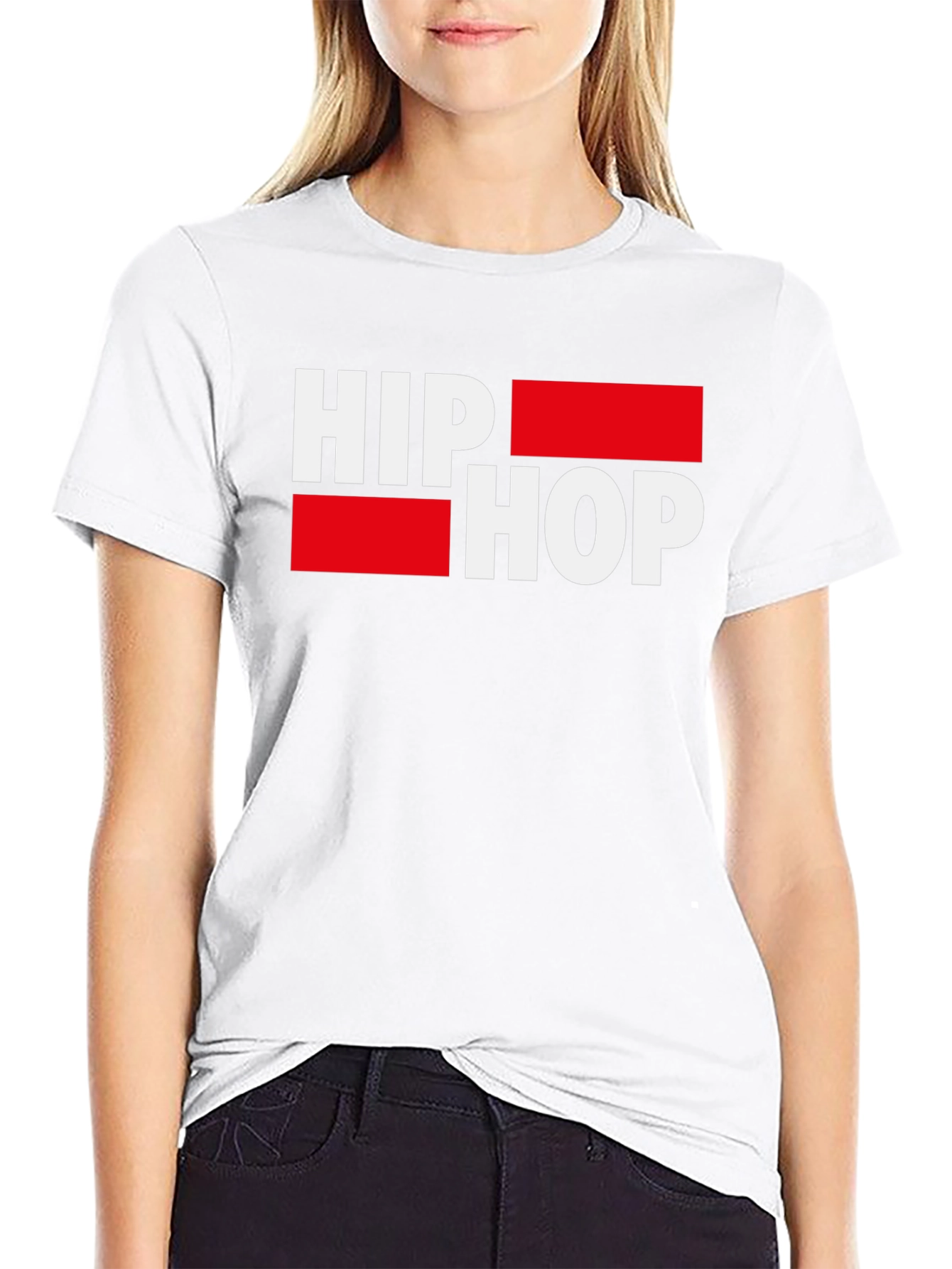 Hip Hop Graphic Tee - Stylish Mens Black T-Shirt