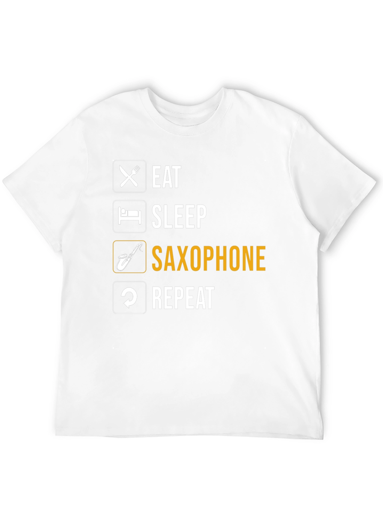 Eat Sleep Saxophone Repeat T-Shirt