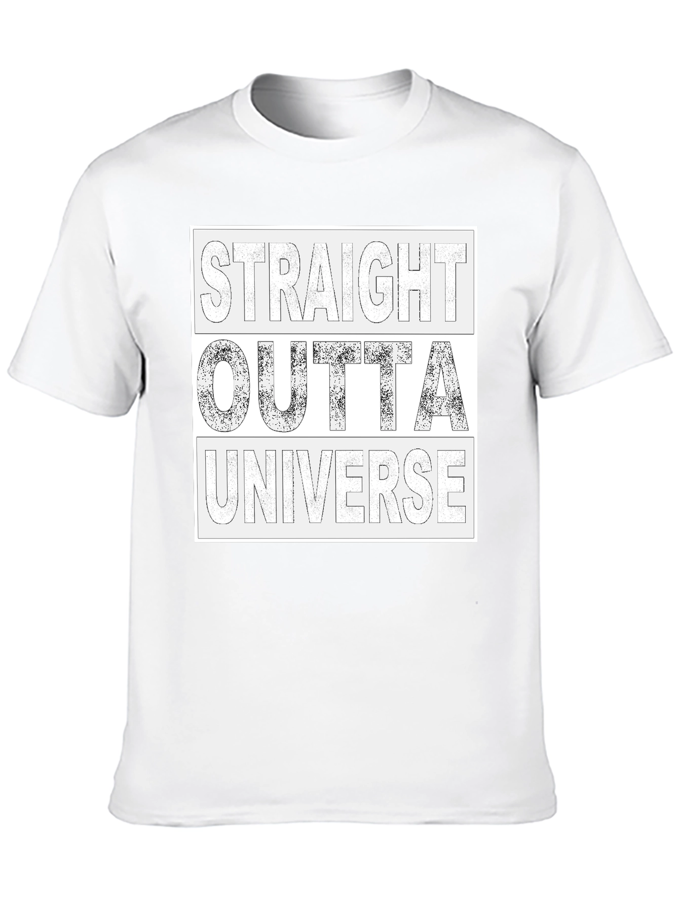 Straight Outta Universe Graphic T-Shirt