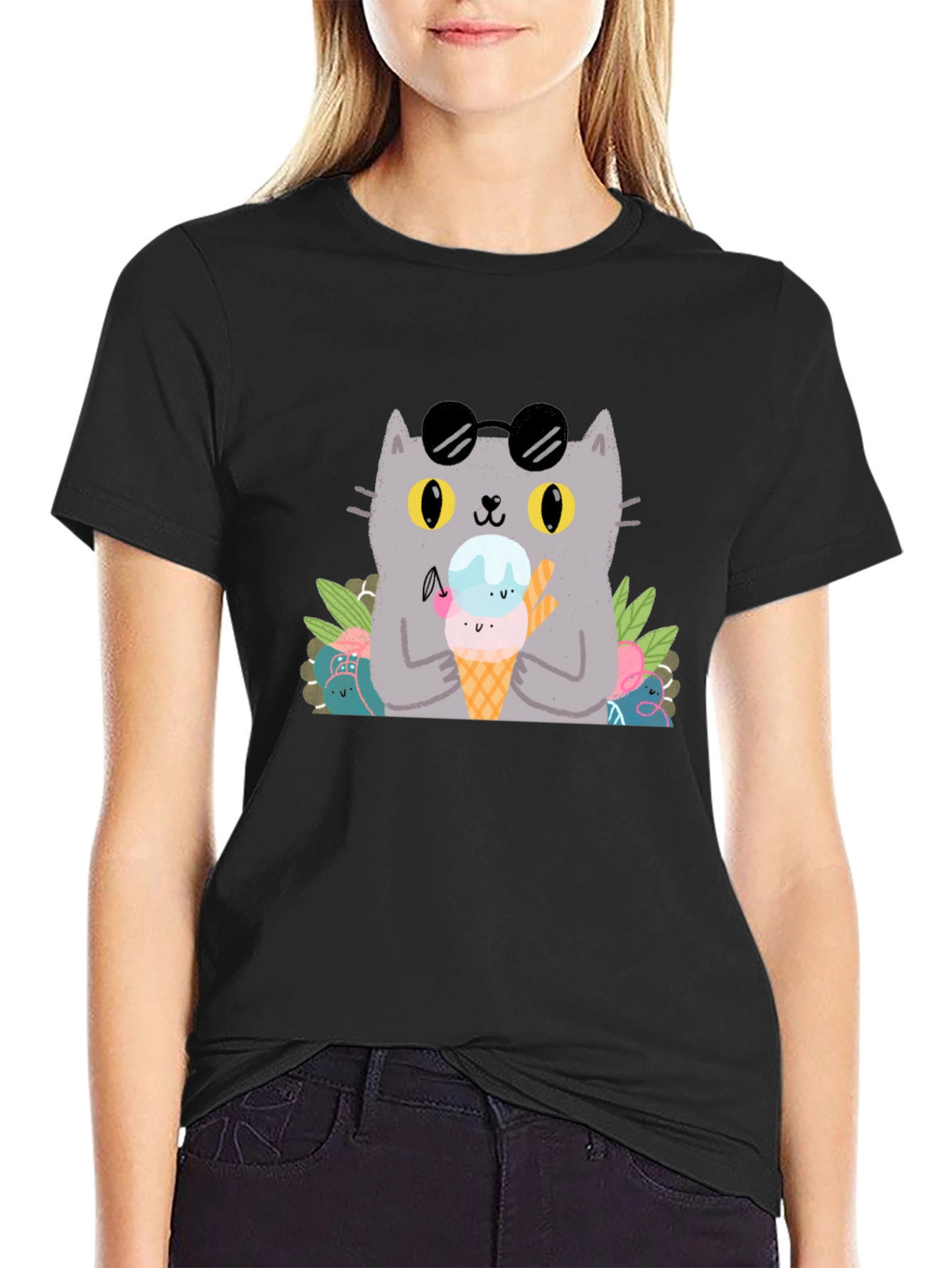 Cool Cat Ice Cream T-Shirt