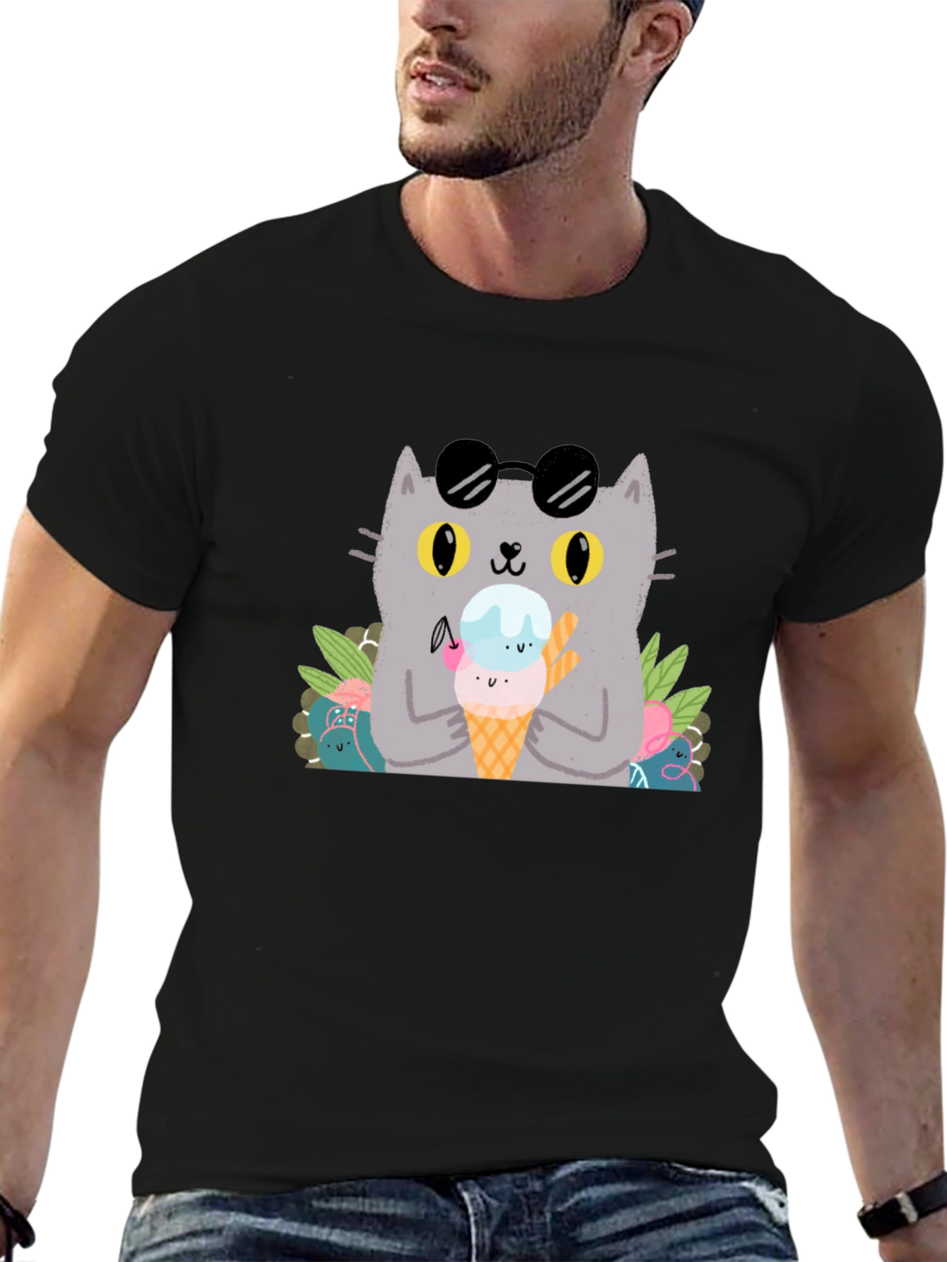 Cool Cat Ice Cream T-Shirt