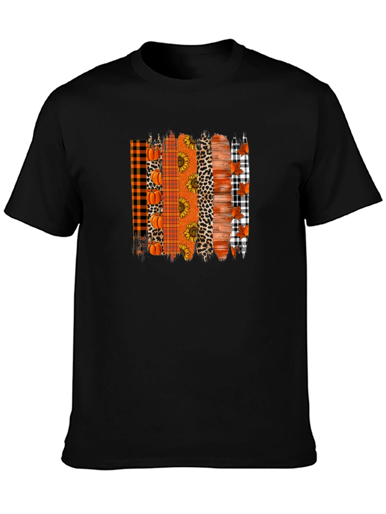 Fall Pattern Brushstroke Graphic Tee