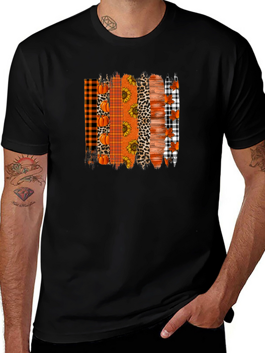 Fall Pattern Brushstroke Graphic Tee