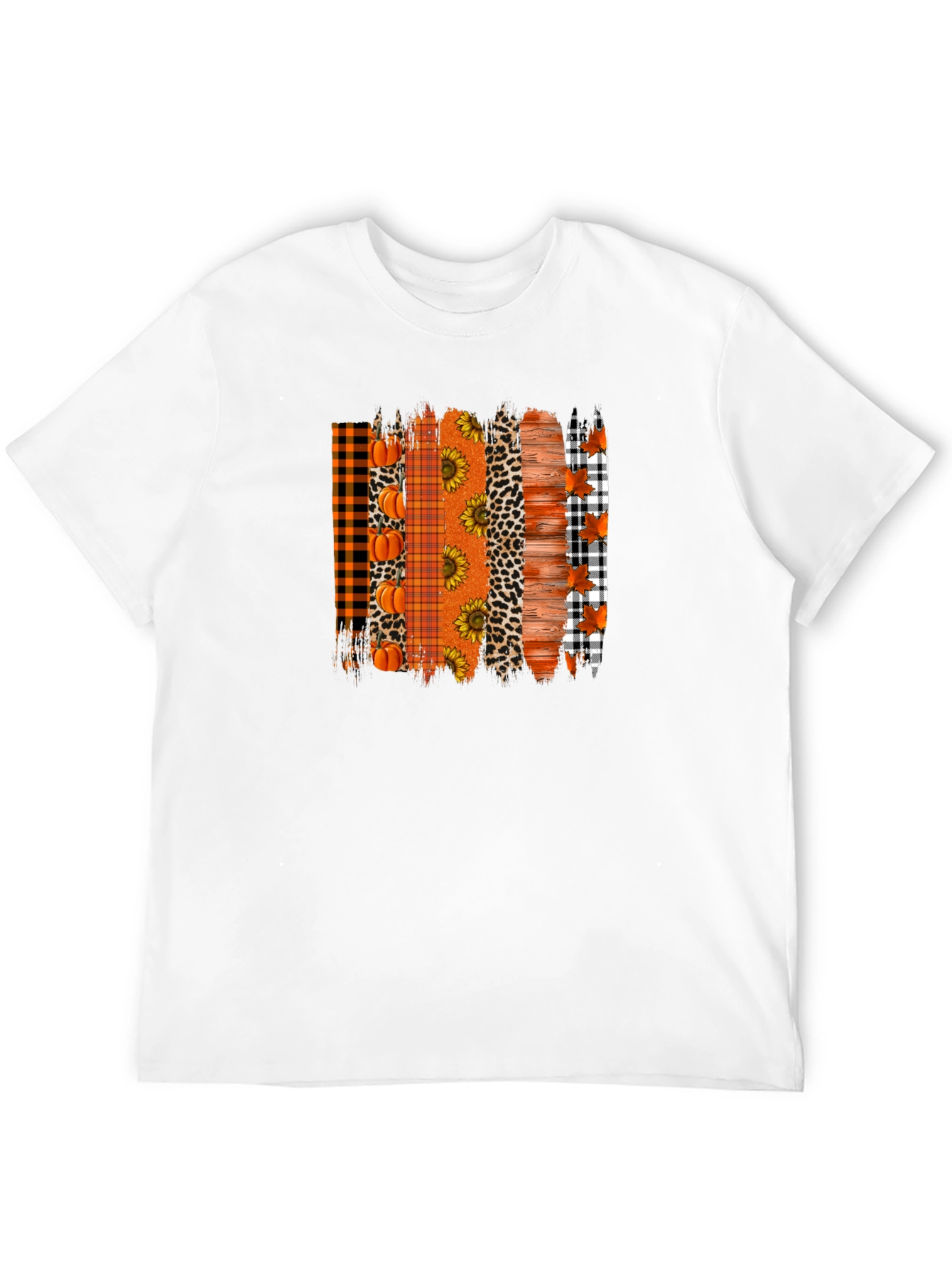 Fall Pattern Brushstroke Graphic Tee