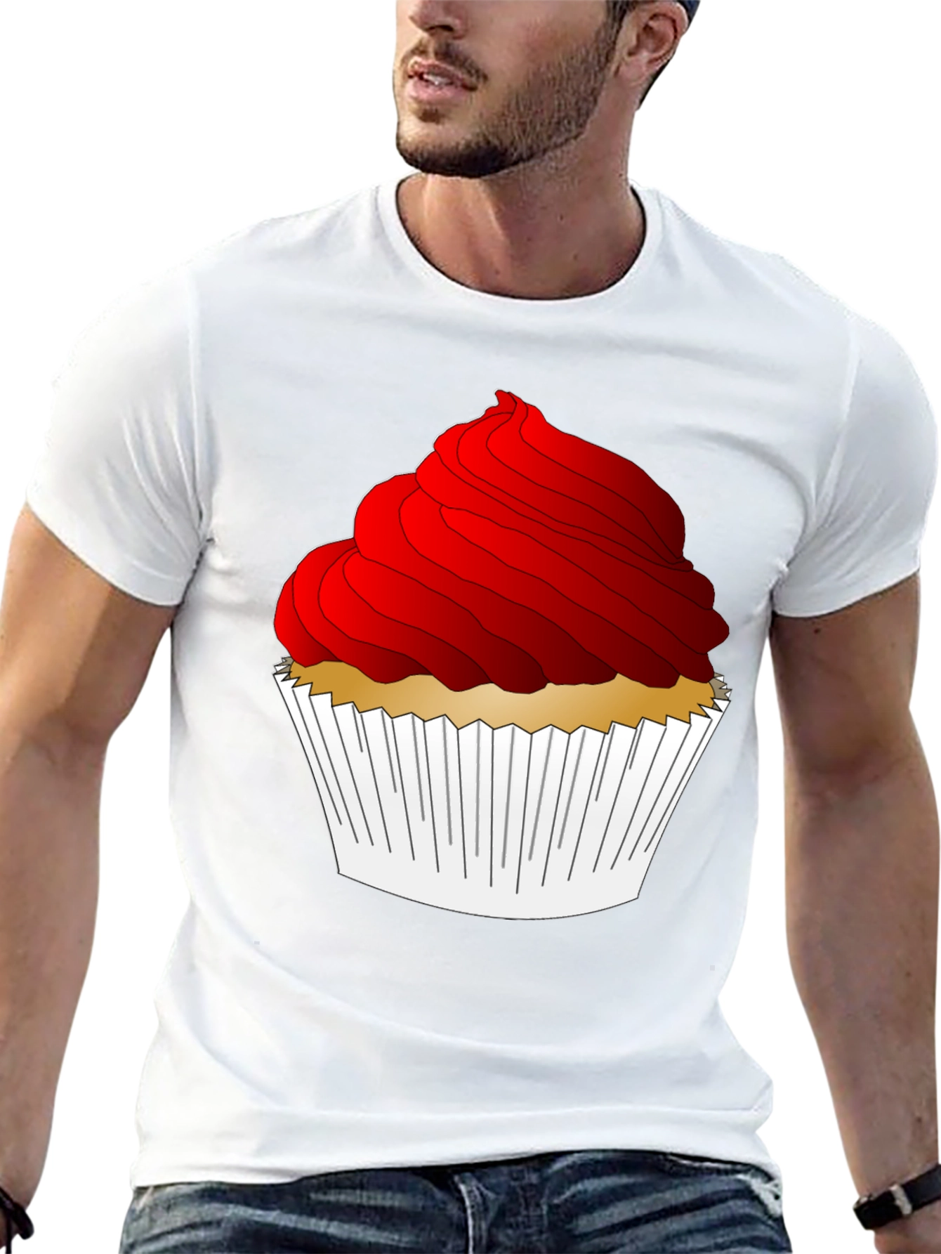 Sweet Treat Tee: Cupcake Graphic T-Shirt