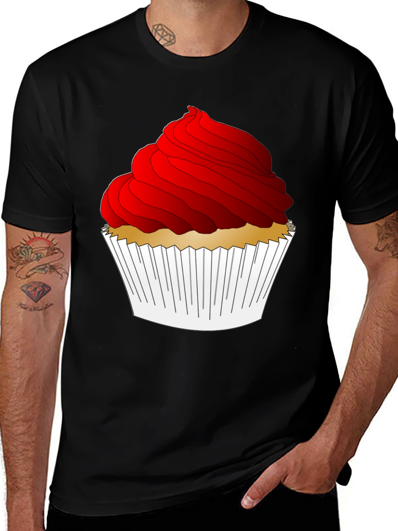 Sweet Treat Tee: Cupcake Graphic T-Shirt
