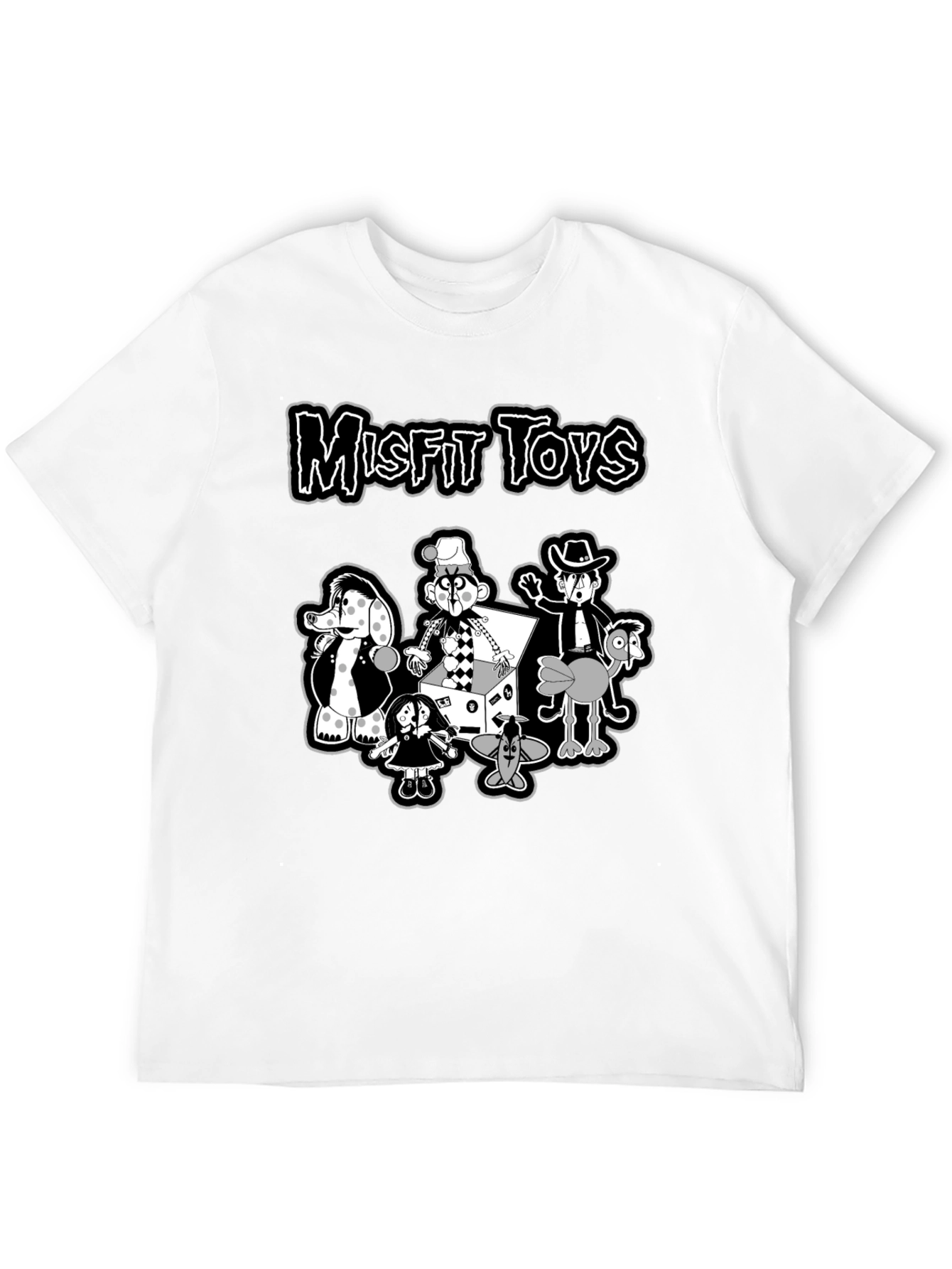 Misfit Toys Graphic Tee - Retro Black T-Shirt