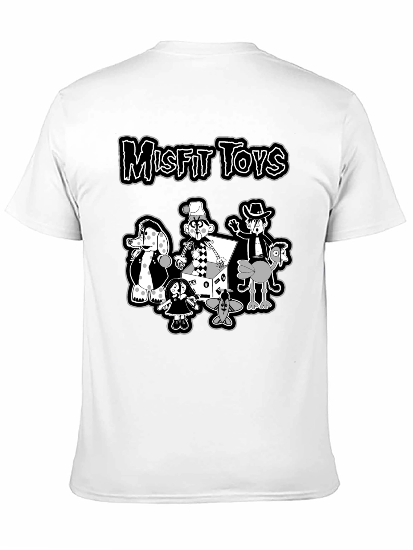 Misfit Toys Graphic Tee - Retro Black T-Shirt