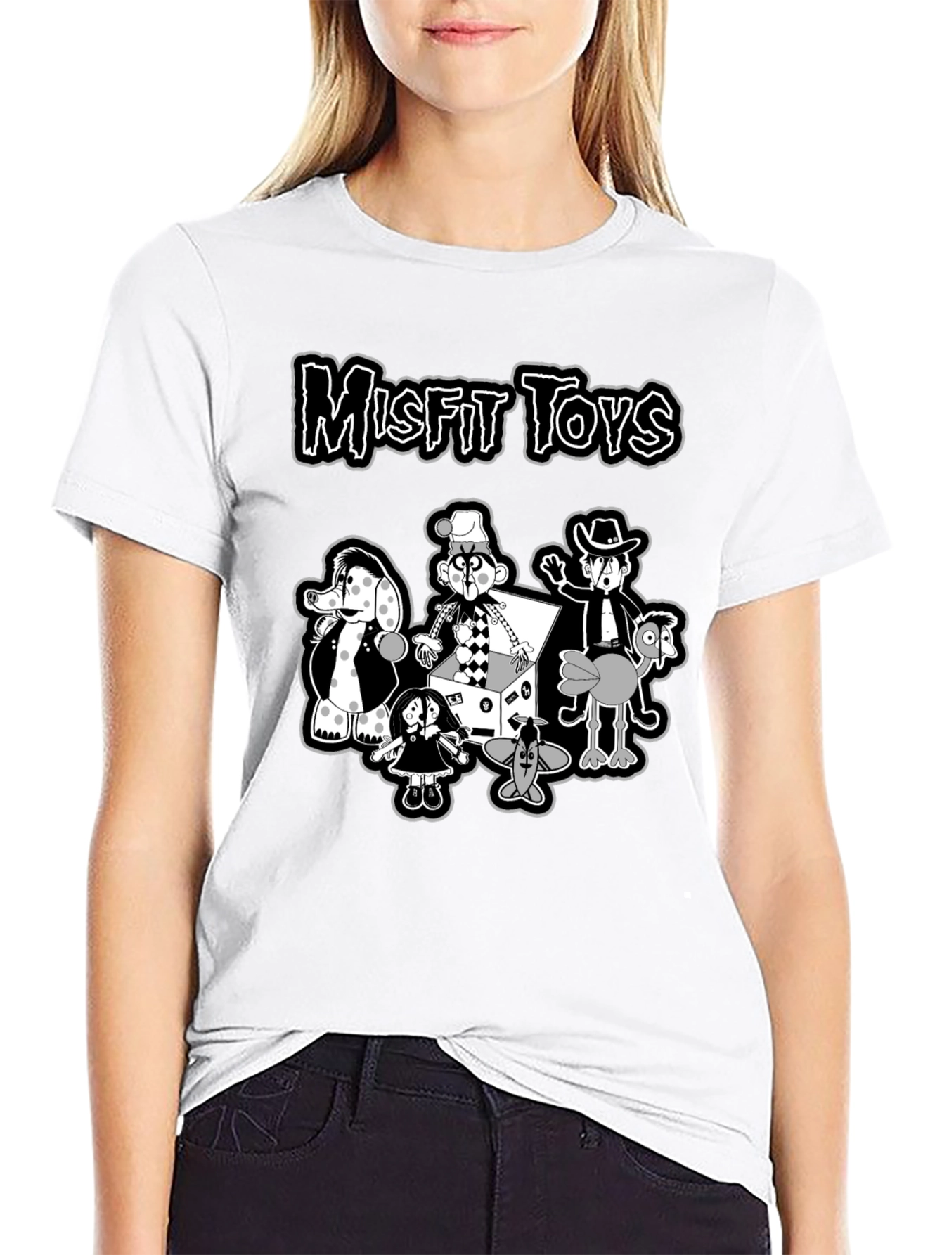 Misfit Toys Graphic Tee - Retro Black T-Shirt