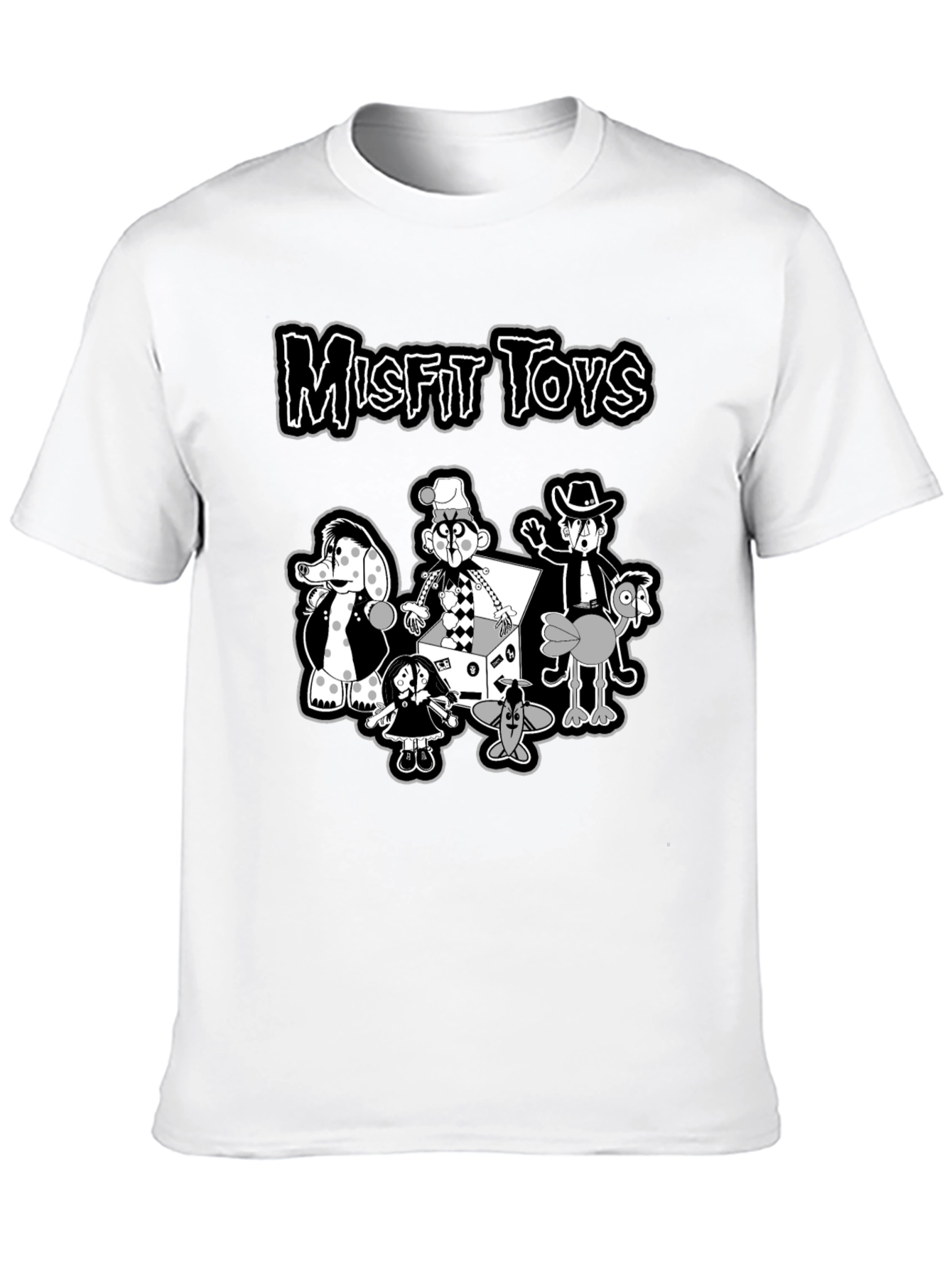 Misfit Toys Graphic Tee - Retro Black T-Shirt