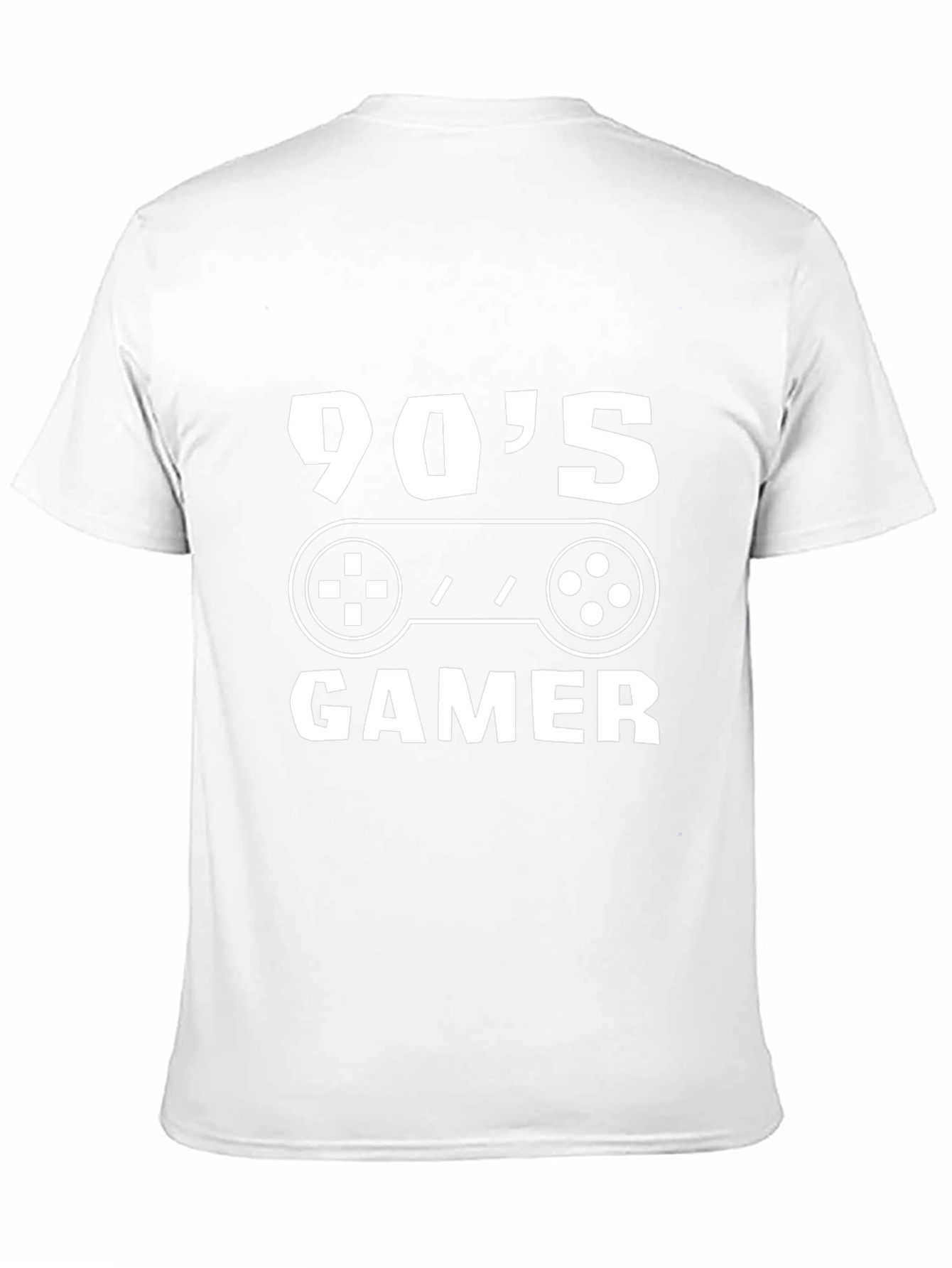 90s Gamer Black T-Shirt - Retro Gaming Style