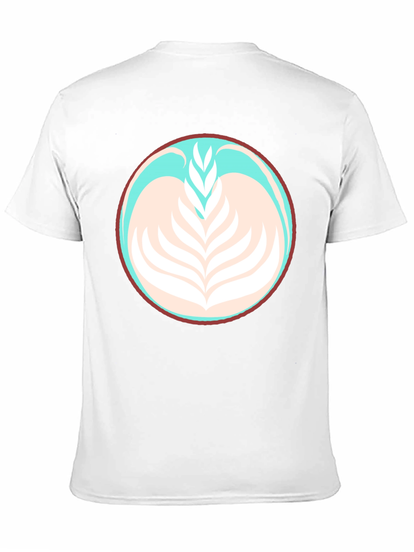 Latte Art Tee - Black Graphic T-Shirt