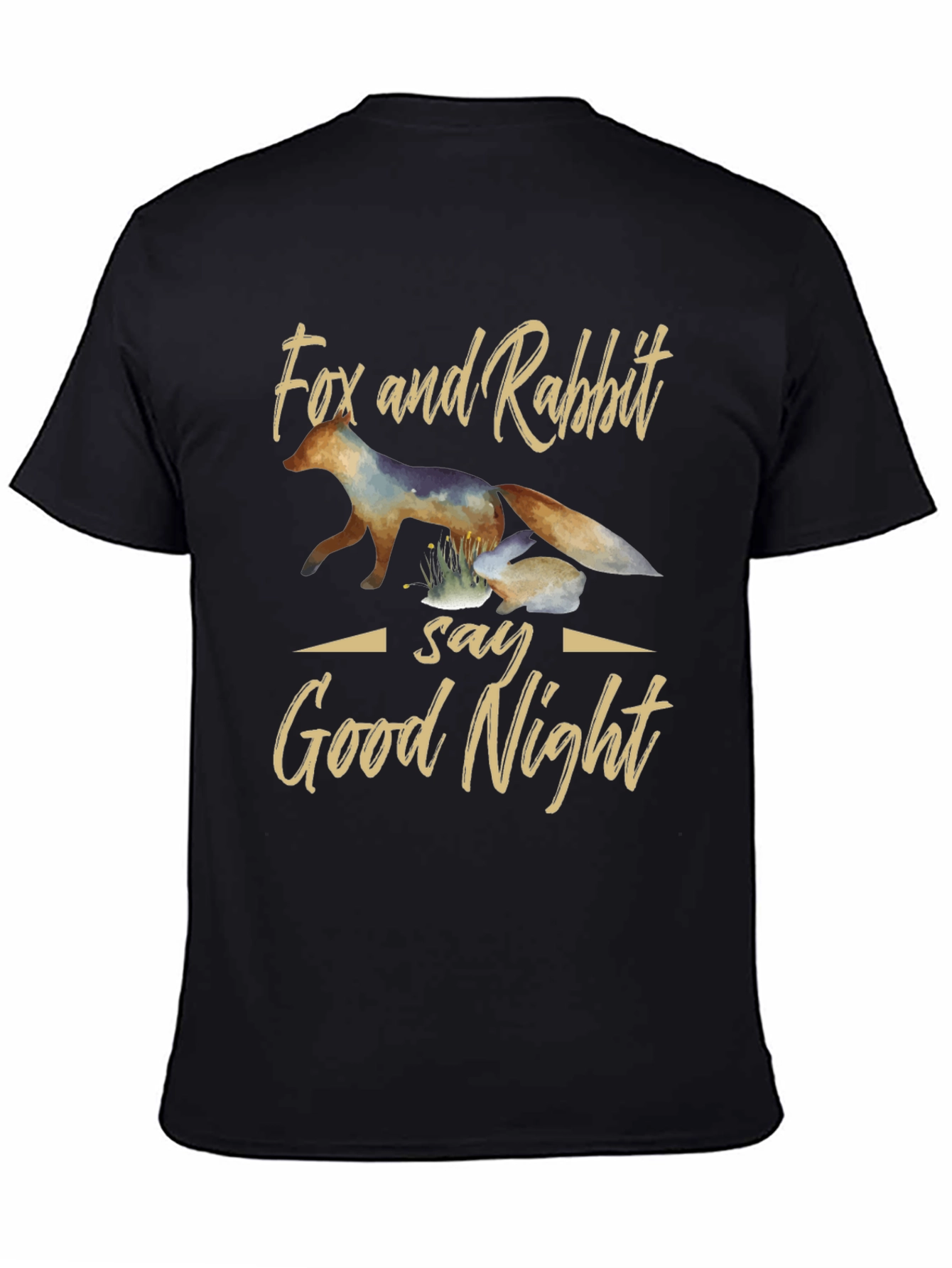 Fox and Rabbit Good Night Graphic Tee