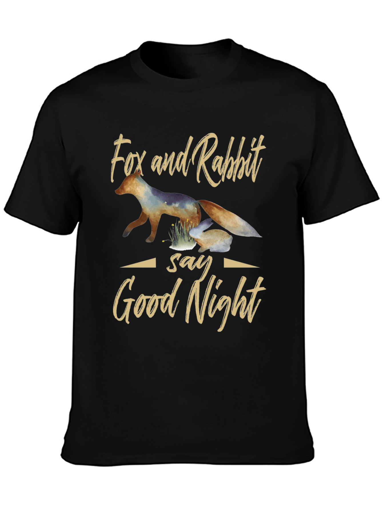 Fox and Rabbit Good Night Graphic Tee
