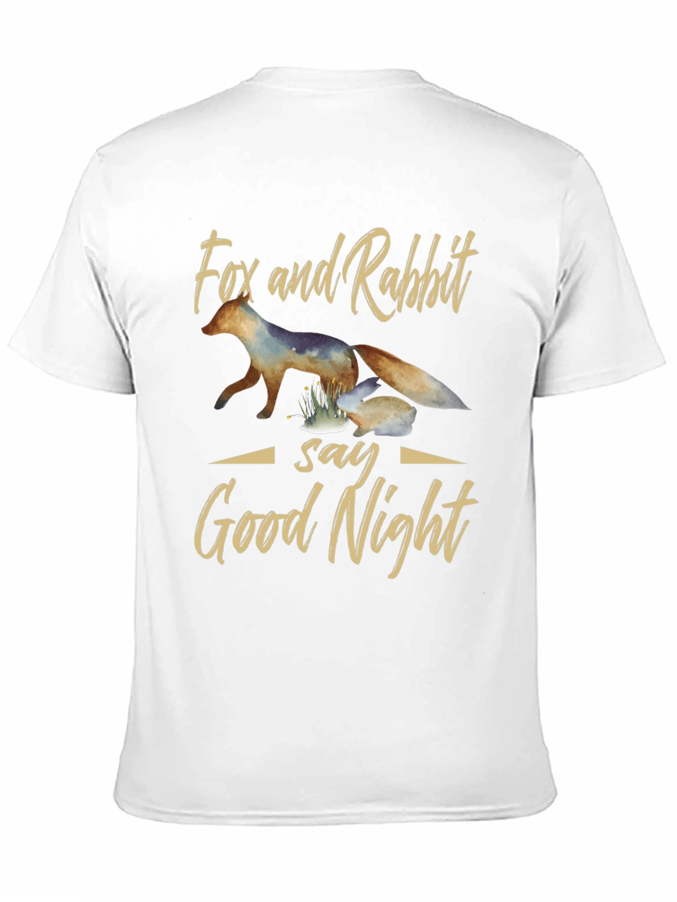 Fox and Rabbit Good Night Graphic Tee