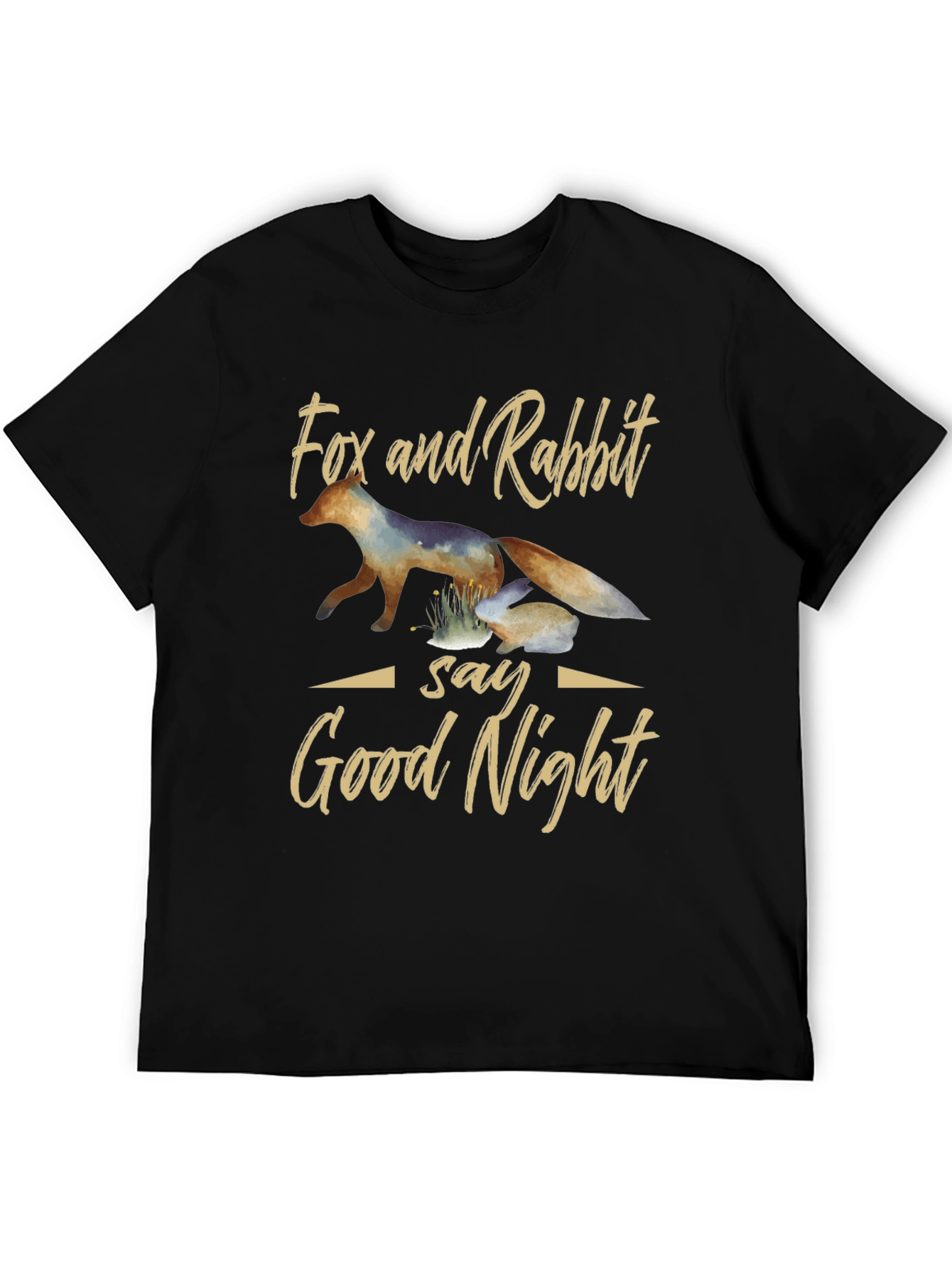 Fox and Rabbit Good Night Graphic Tee