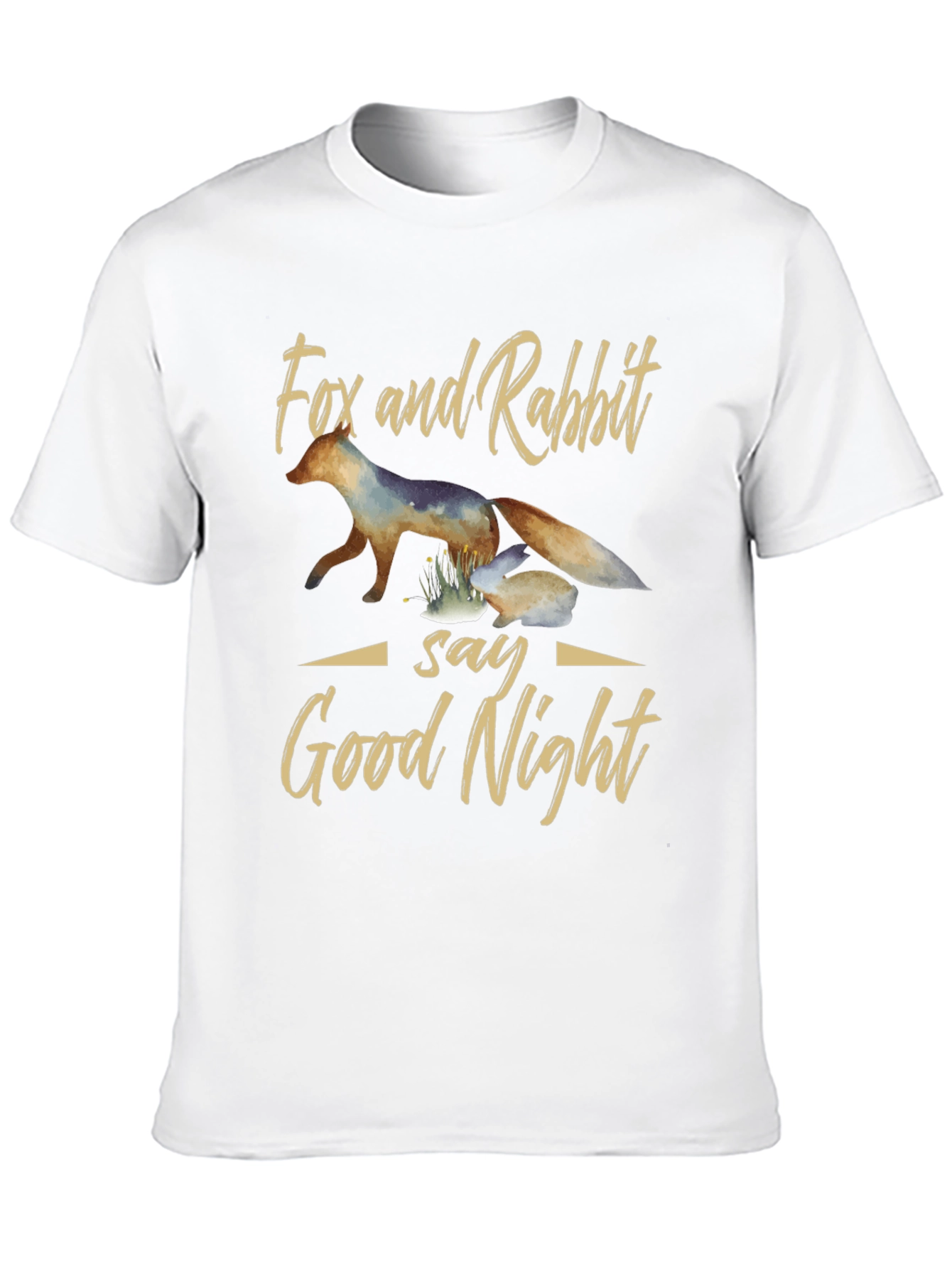 Fox and Rabbit Good Night Graphic Tee